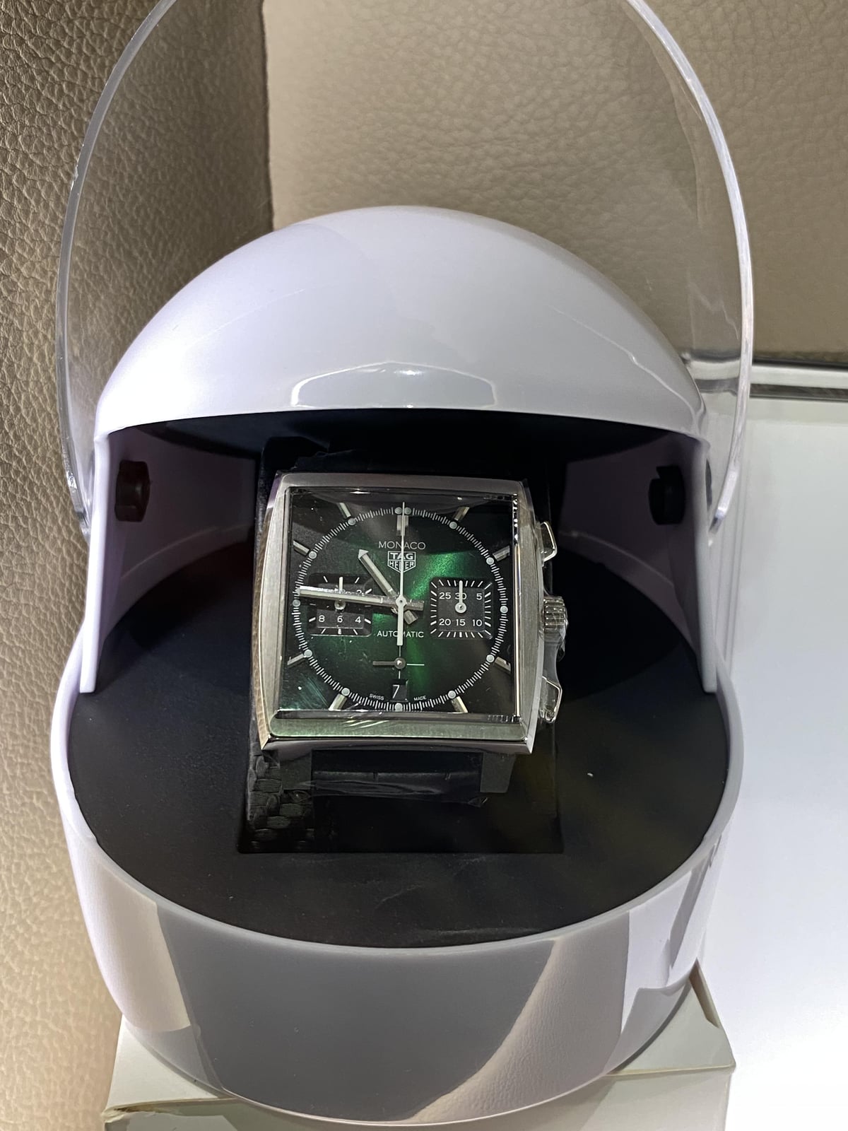 Jual TAG Heuer Monaco Calibre Heuer 02 Stainless Steel Green  Original
