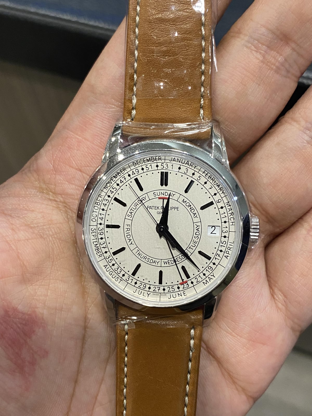 Calatrava Weekly Calendar Stainless Steel / Silver