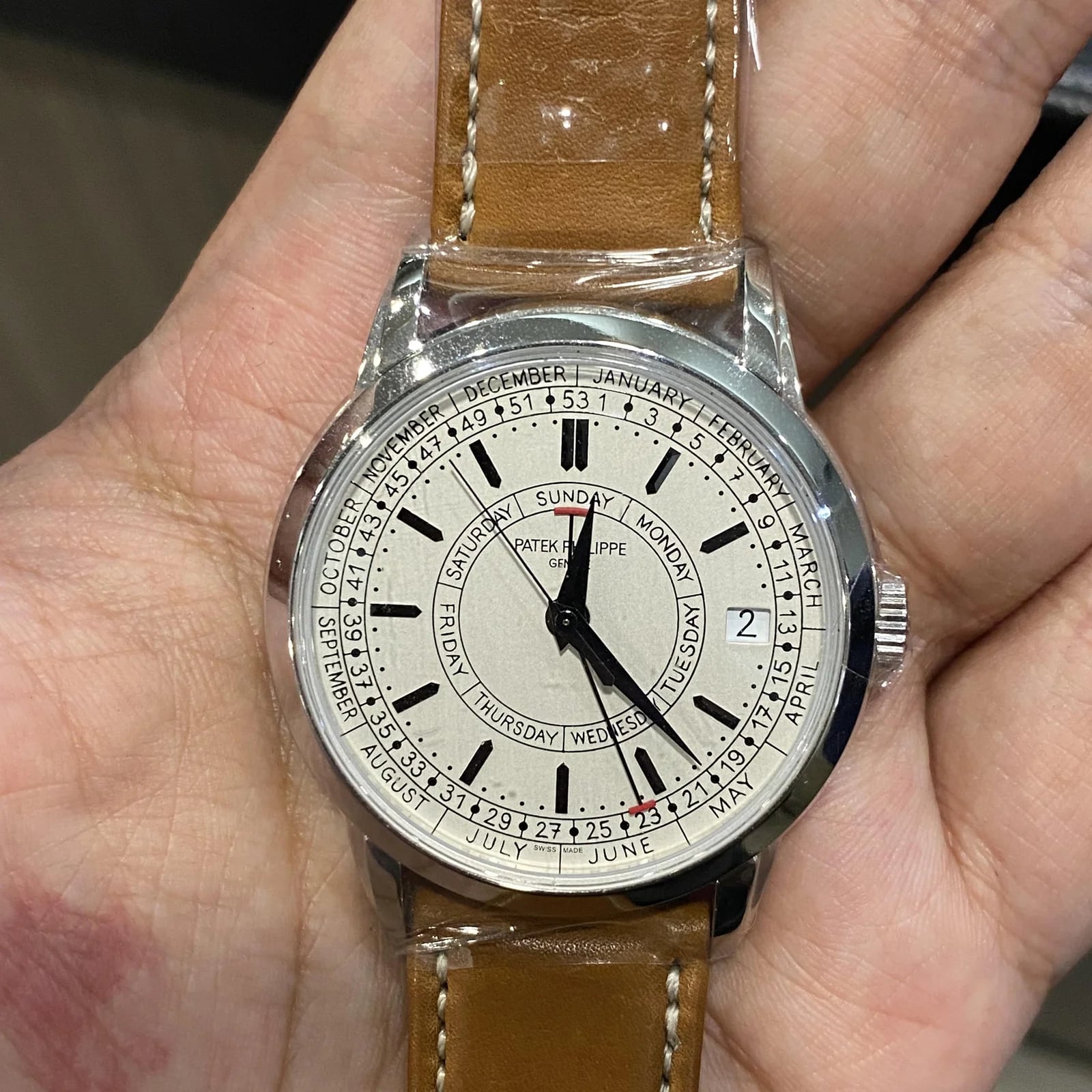 Calatrava Weekly Calendar Stainless Steel / Silver