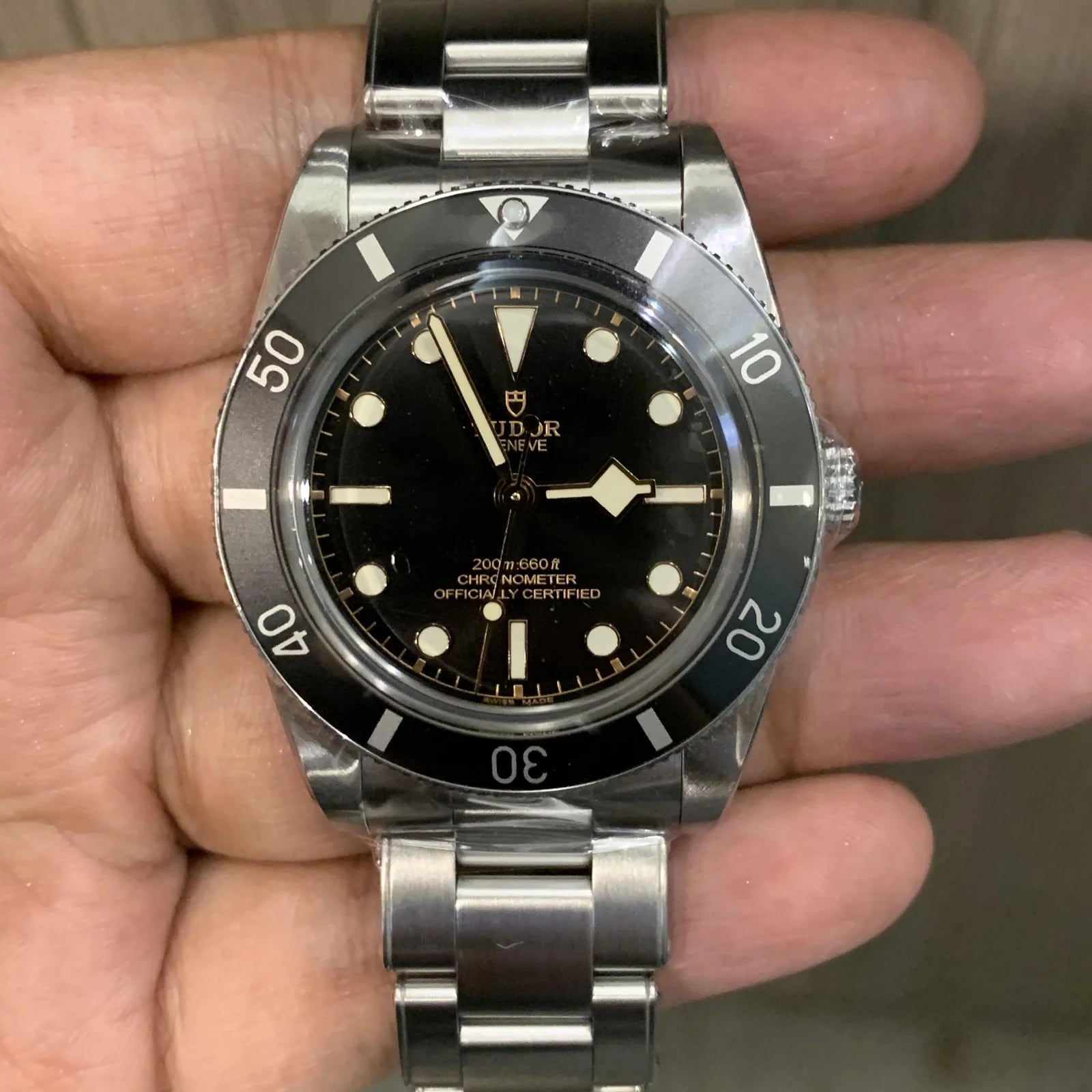 Black Bay Fifty-Four Stainless Steel / Black / Bracelet