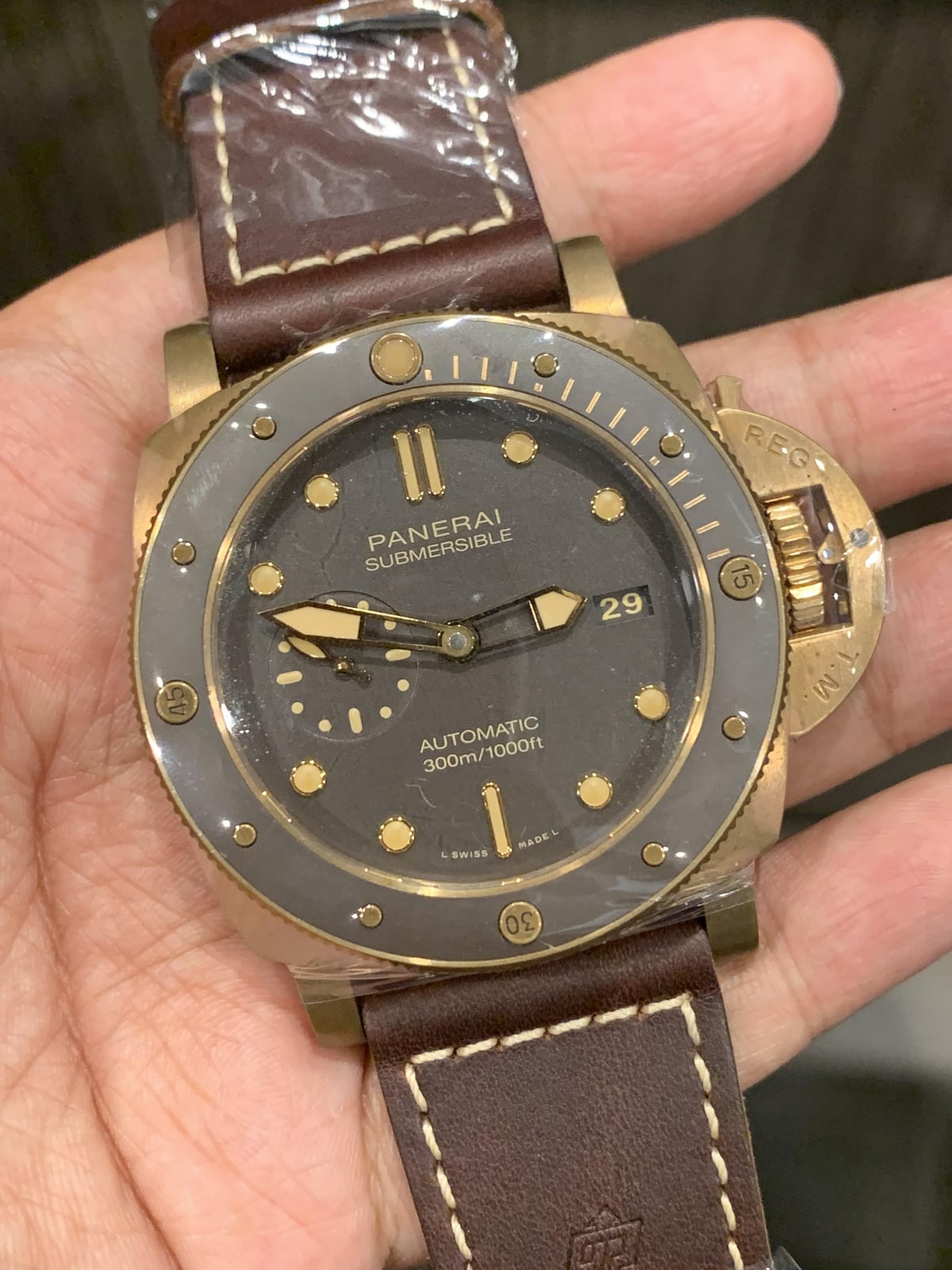Luminor Submersible 3 Days Automatic Bronzo