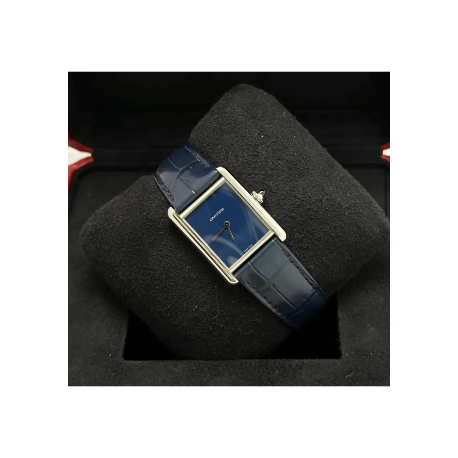 Tank Must Large Steel Blue Dial