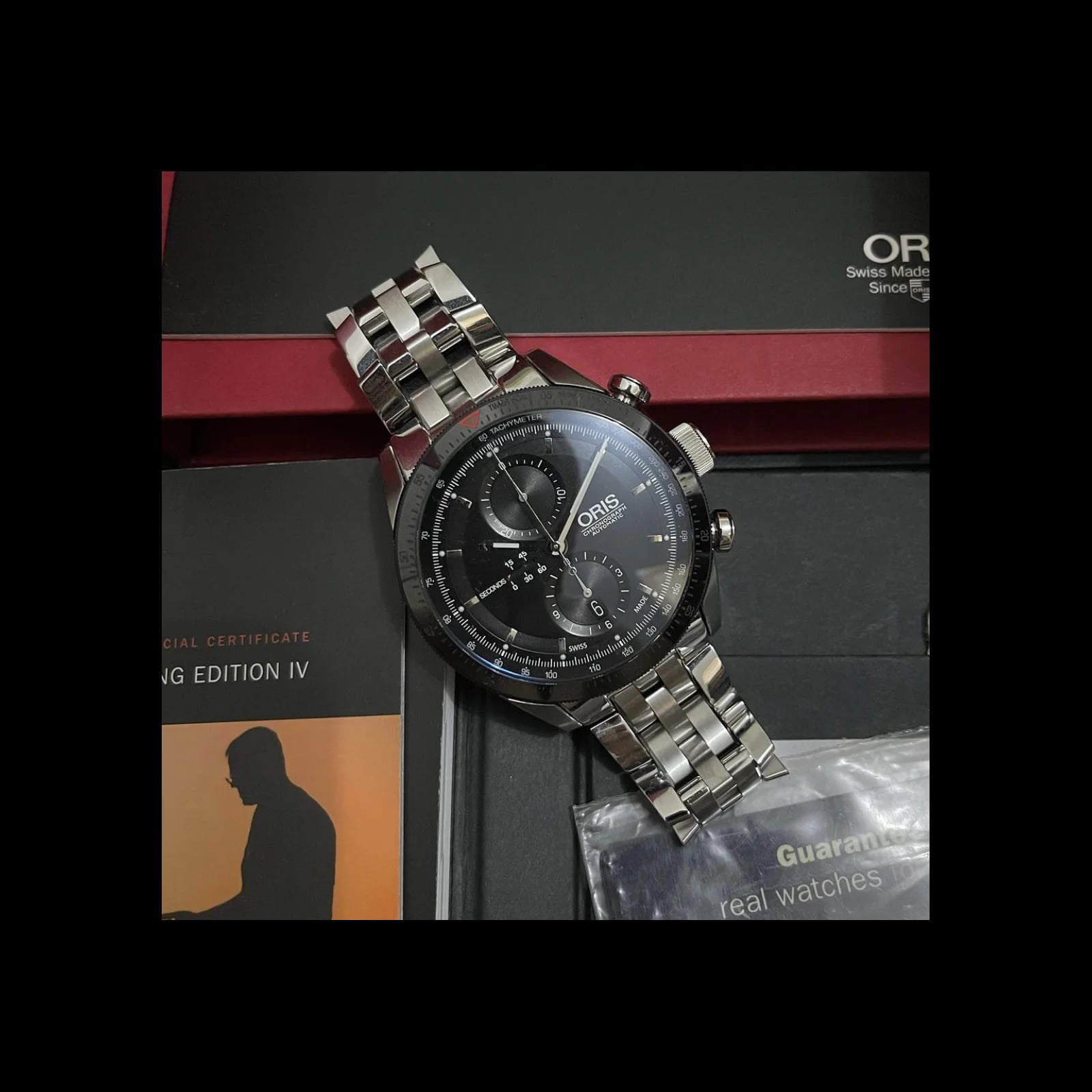 Artix GT Chronograph Stainless Steel - Ceramic / Black / Bracelet