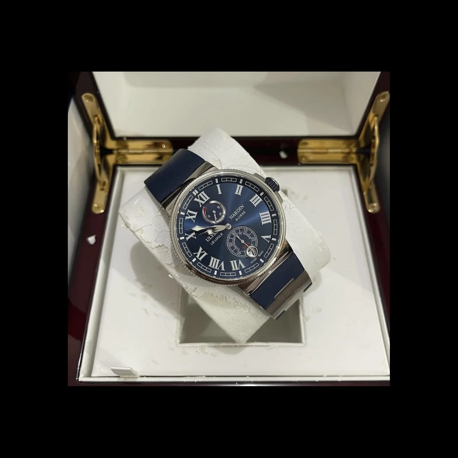 Marine Torpilleur Stainless Steel / Blue / Rubber