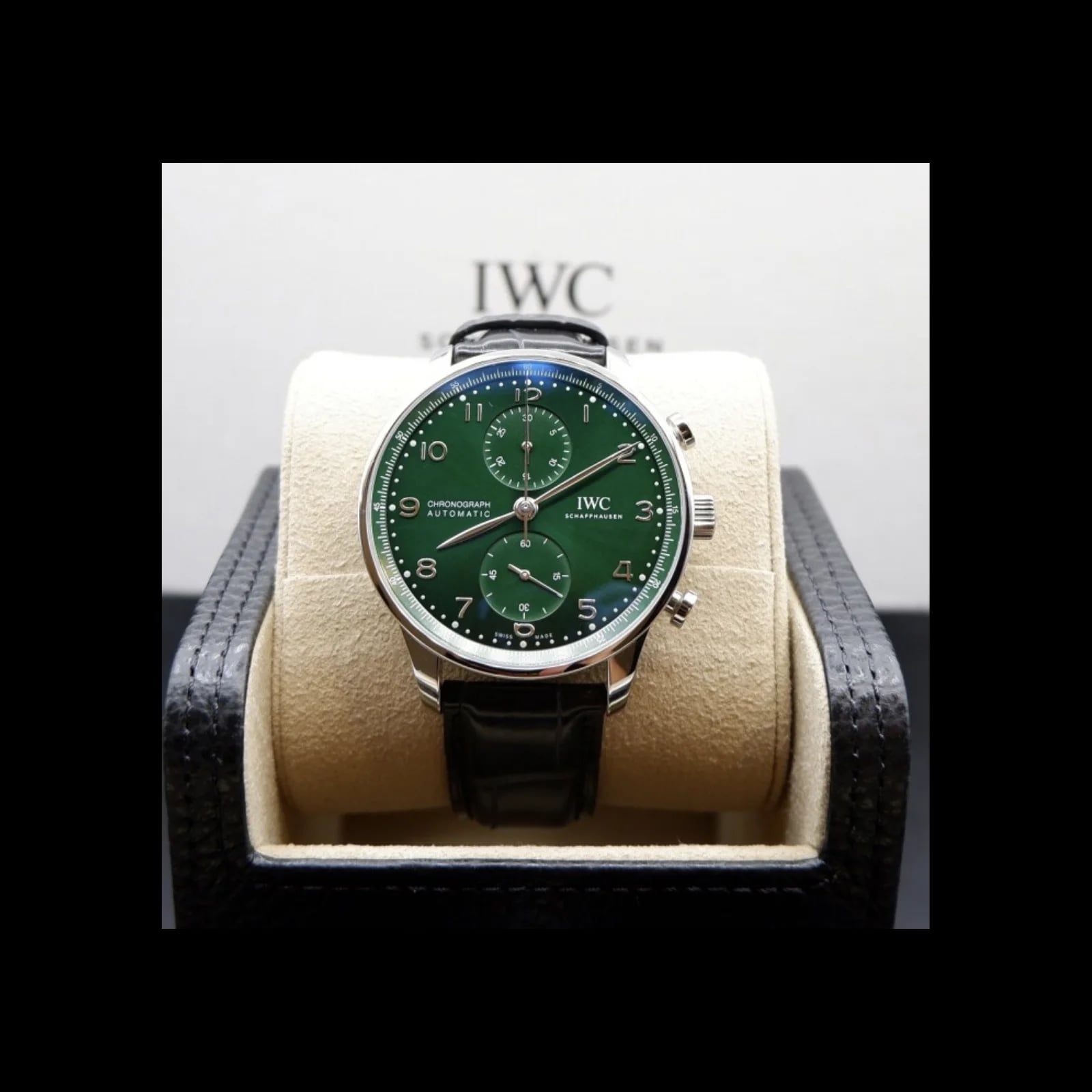 Portugieser Chronograph Stainless Steel / Green