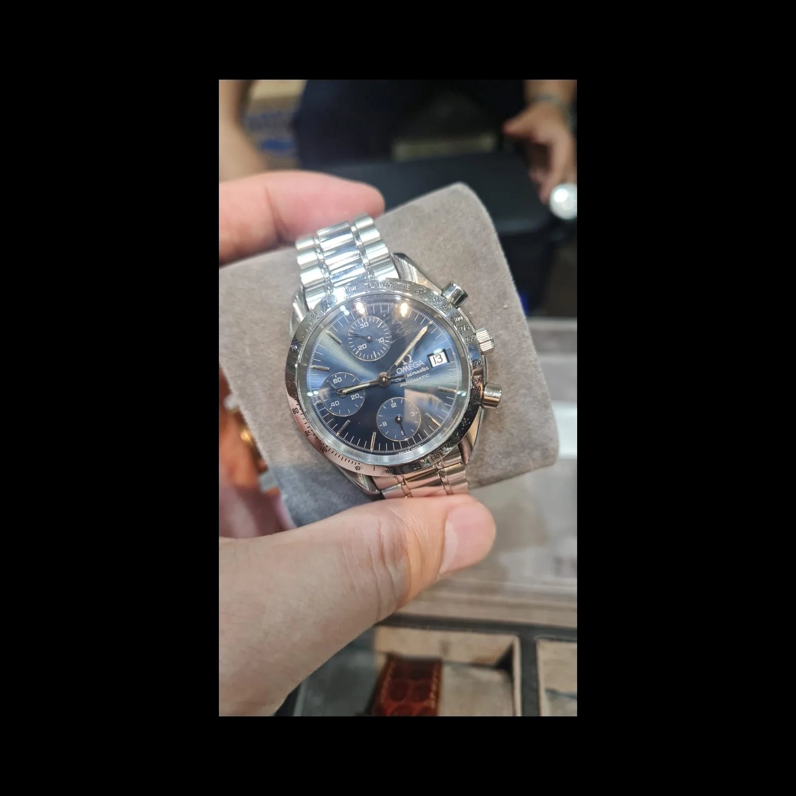 Speedmaster Date 39 Stainless Steel / Blue / Bracelet