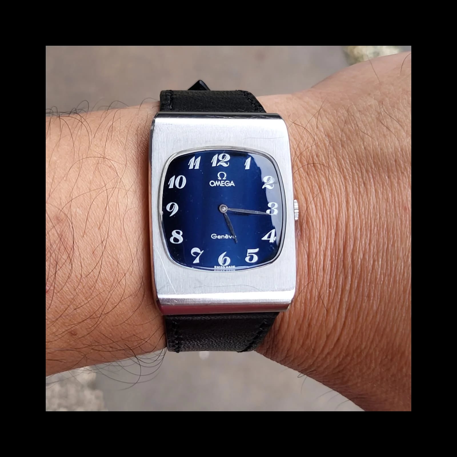 Omega Geneve Blue Dial