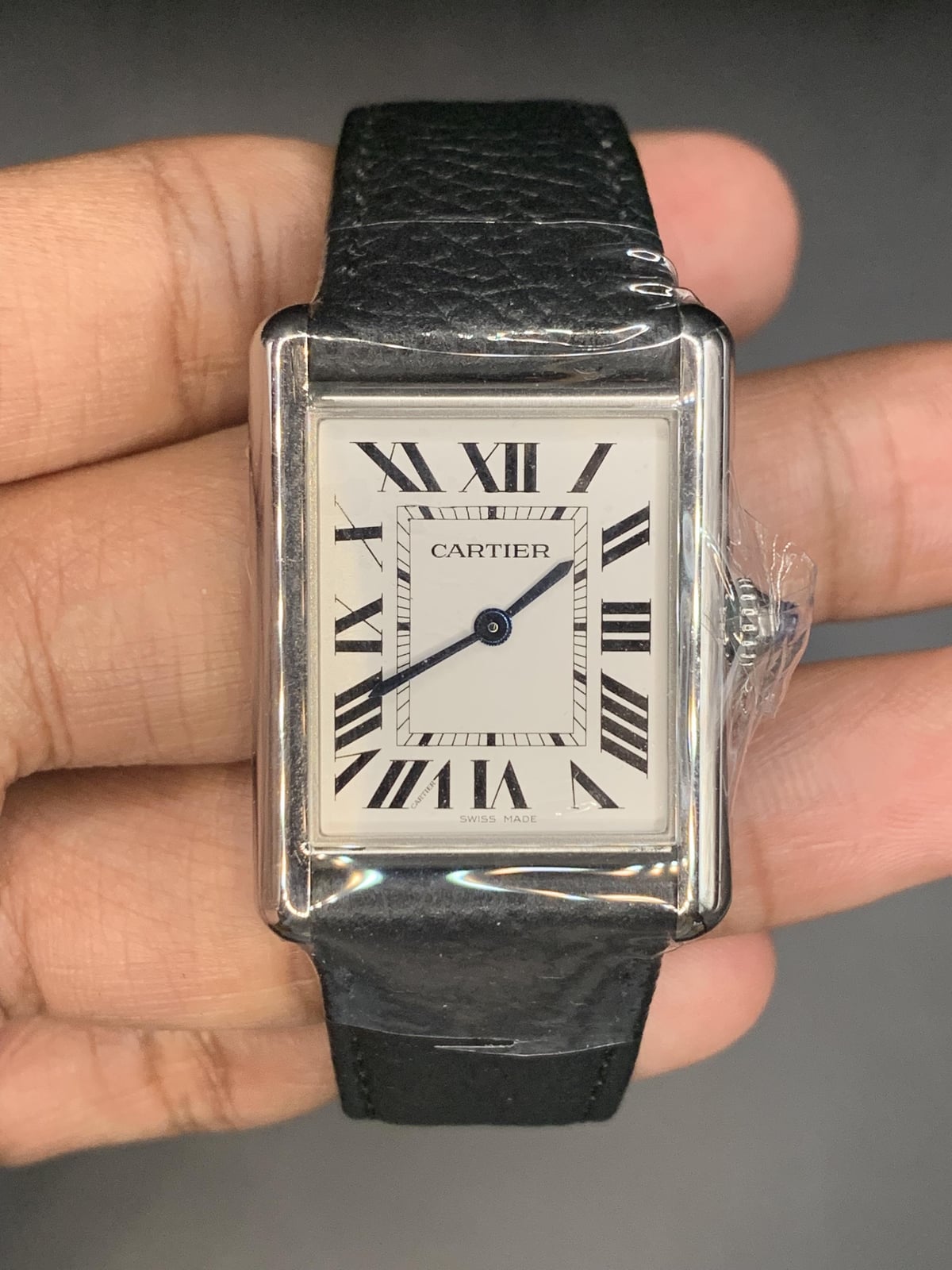 Tank Must Large Quartz Stainless Steel / Silver