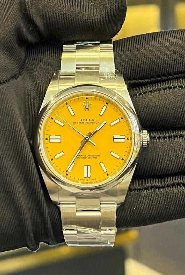 Oyster Perpetual 41 Stainless Steel / Yellow