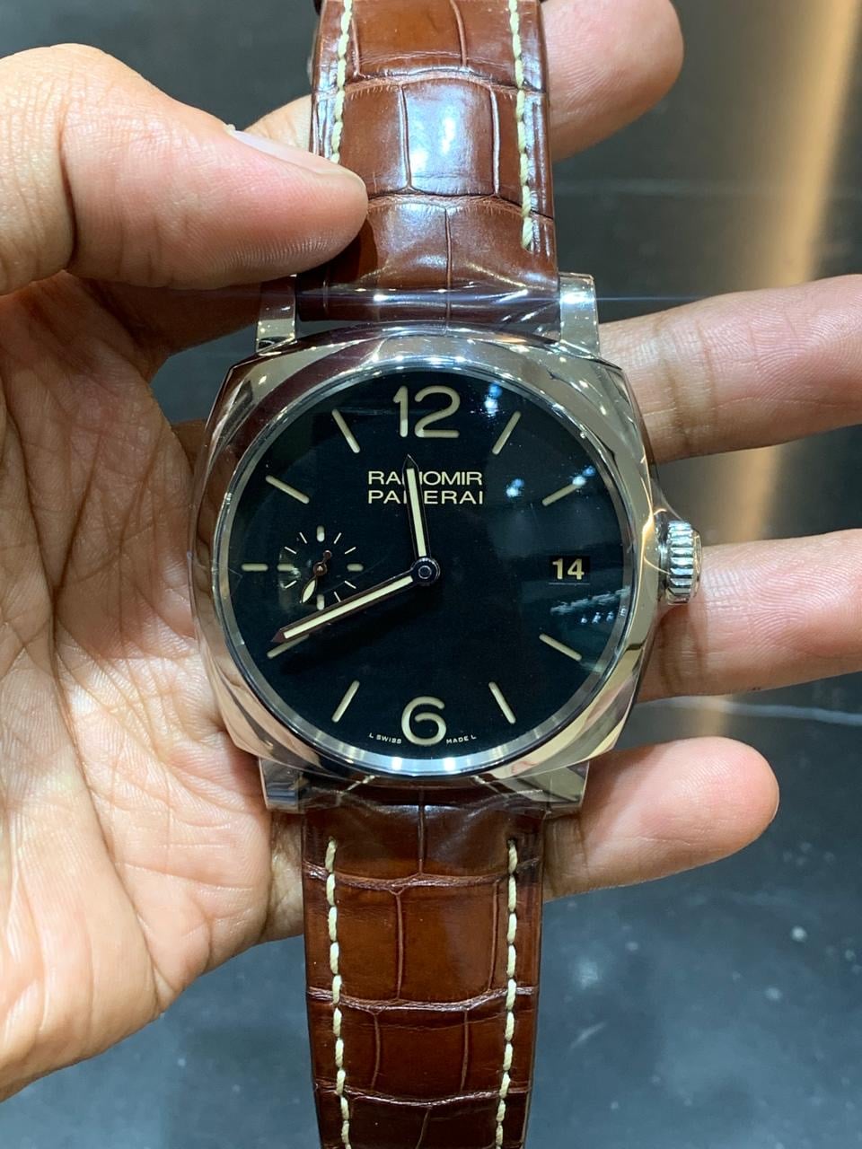 Radiomir 1940 47 3 Days Stainless Steel / Black