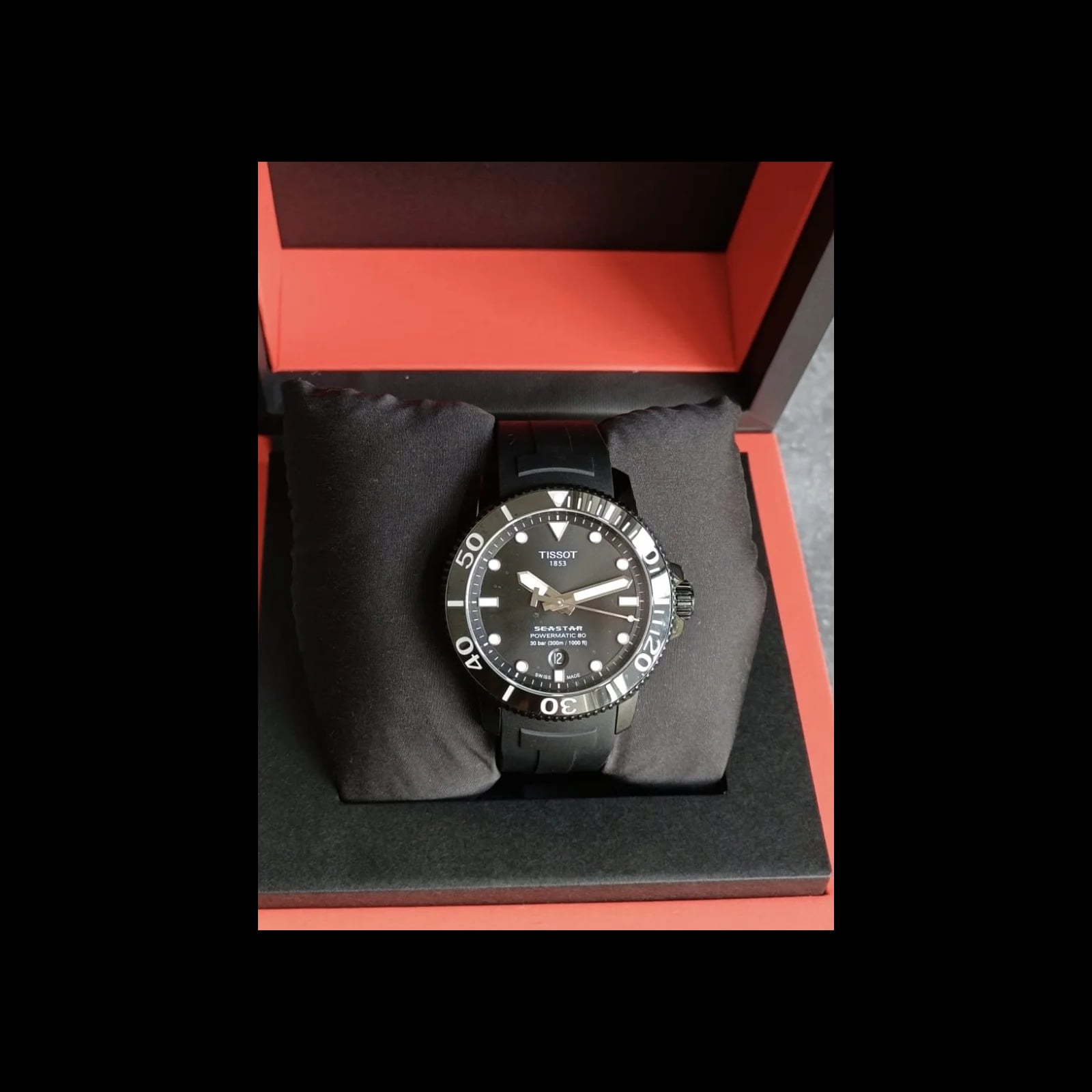 Seastar 1000 Powermatic 80 43 PVD / Black / Rubber