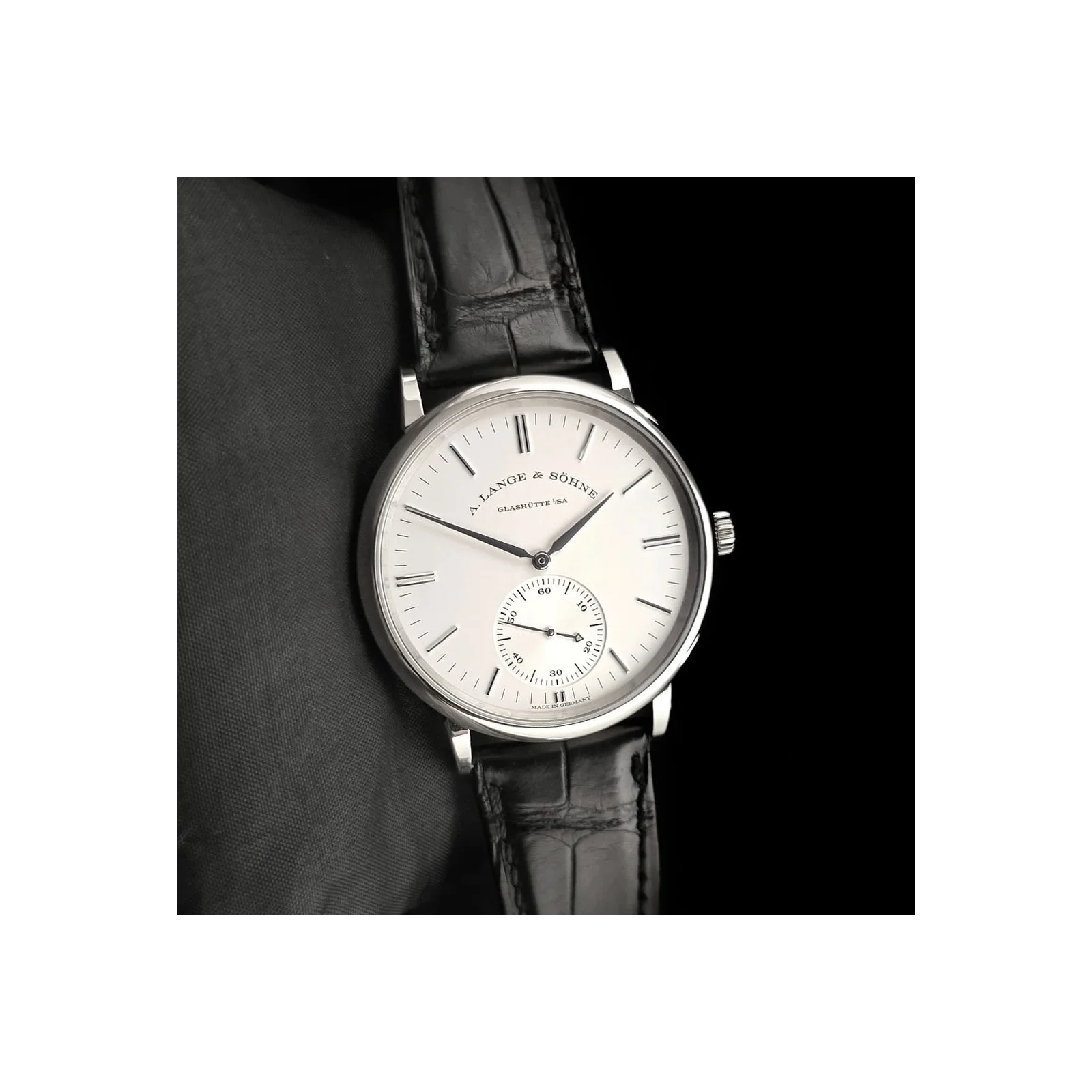 Saxonia Automatik White Gold / Silver