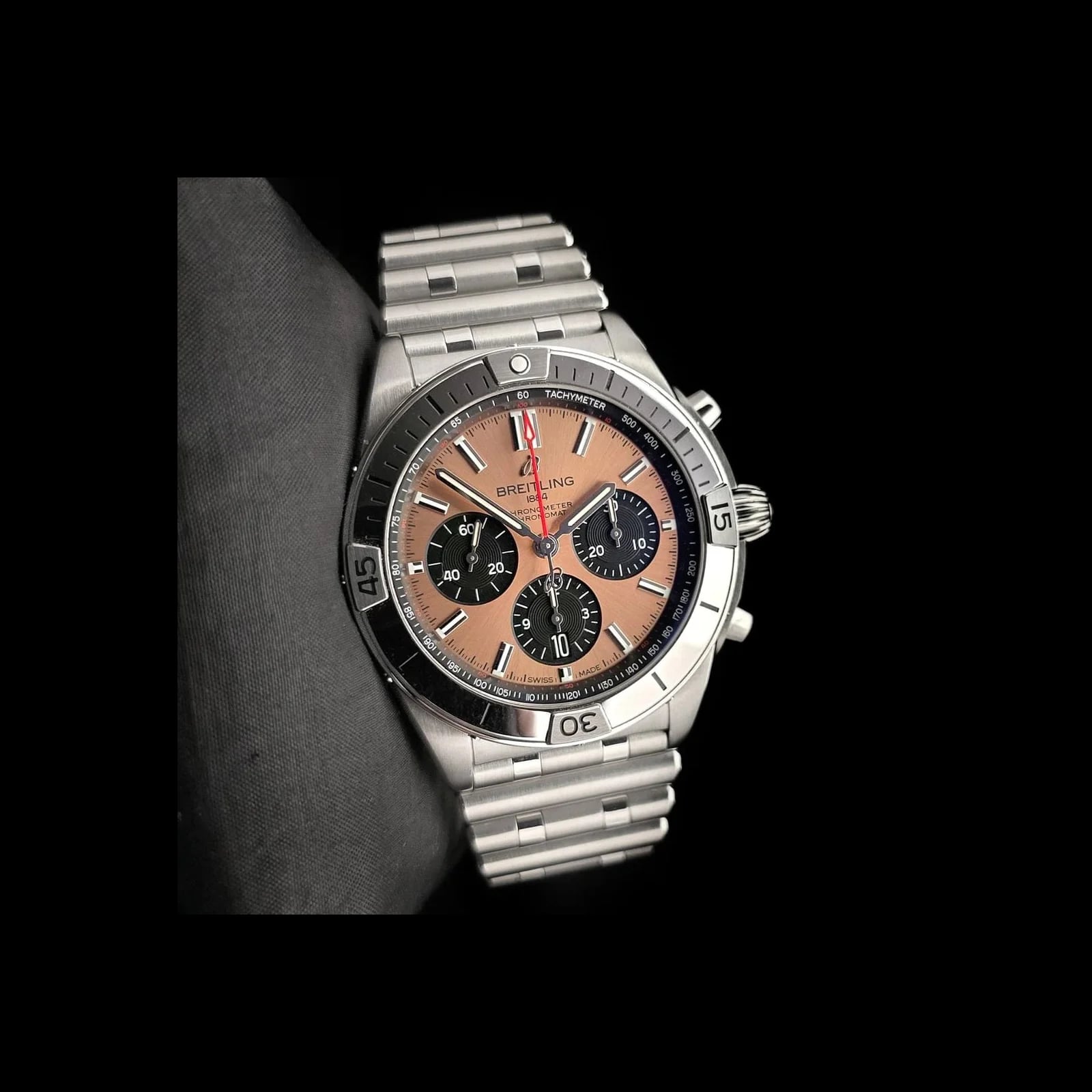 Chronomat B01 42 Stainless Steel / Copper / Rouleaux