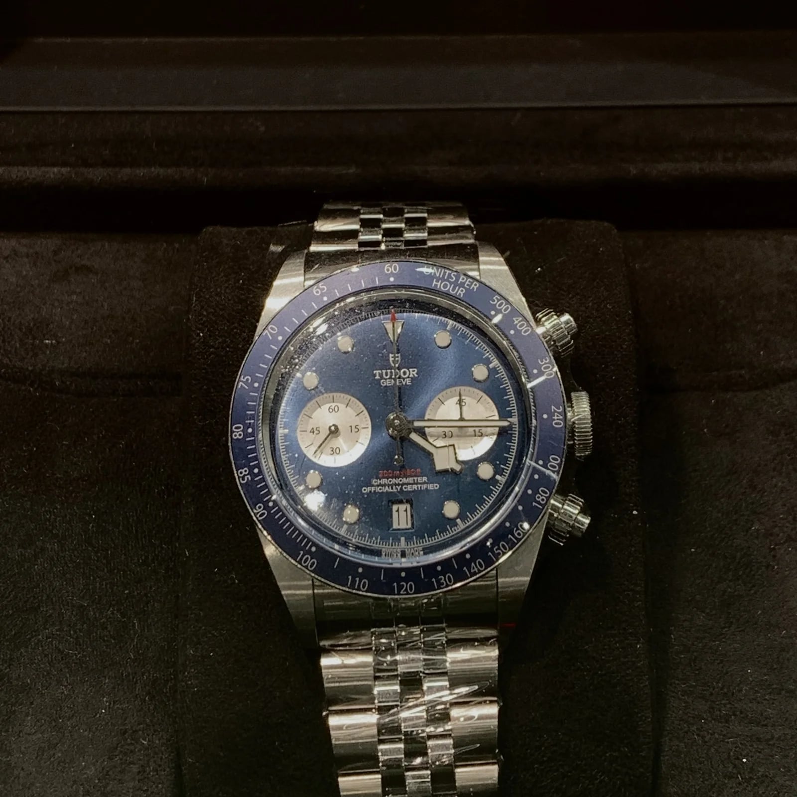 Heritage Black Bay Chrono Blue / Bracelet