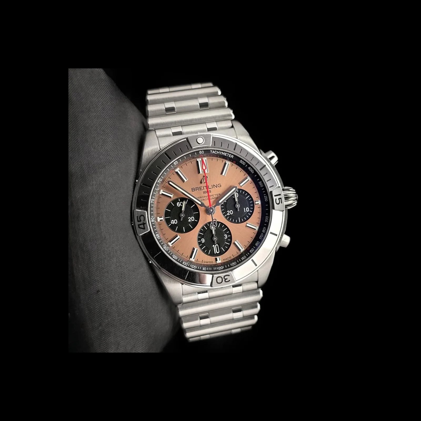 Chronomat B01 42 Stainless Steel / Copper / Rouleaux