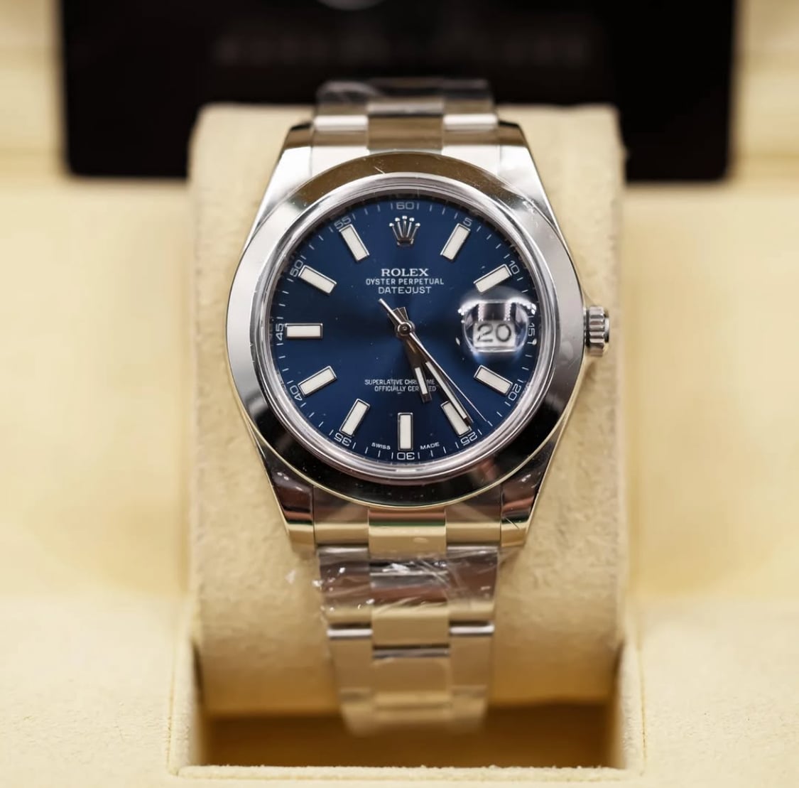 Jual Rolex Datejust II Blue Azzurro 116300-0004 Original Flecto