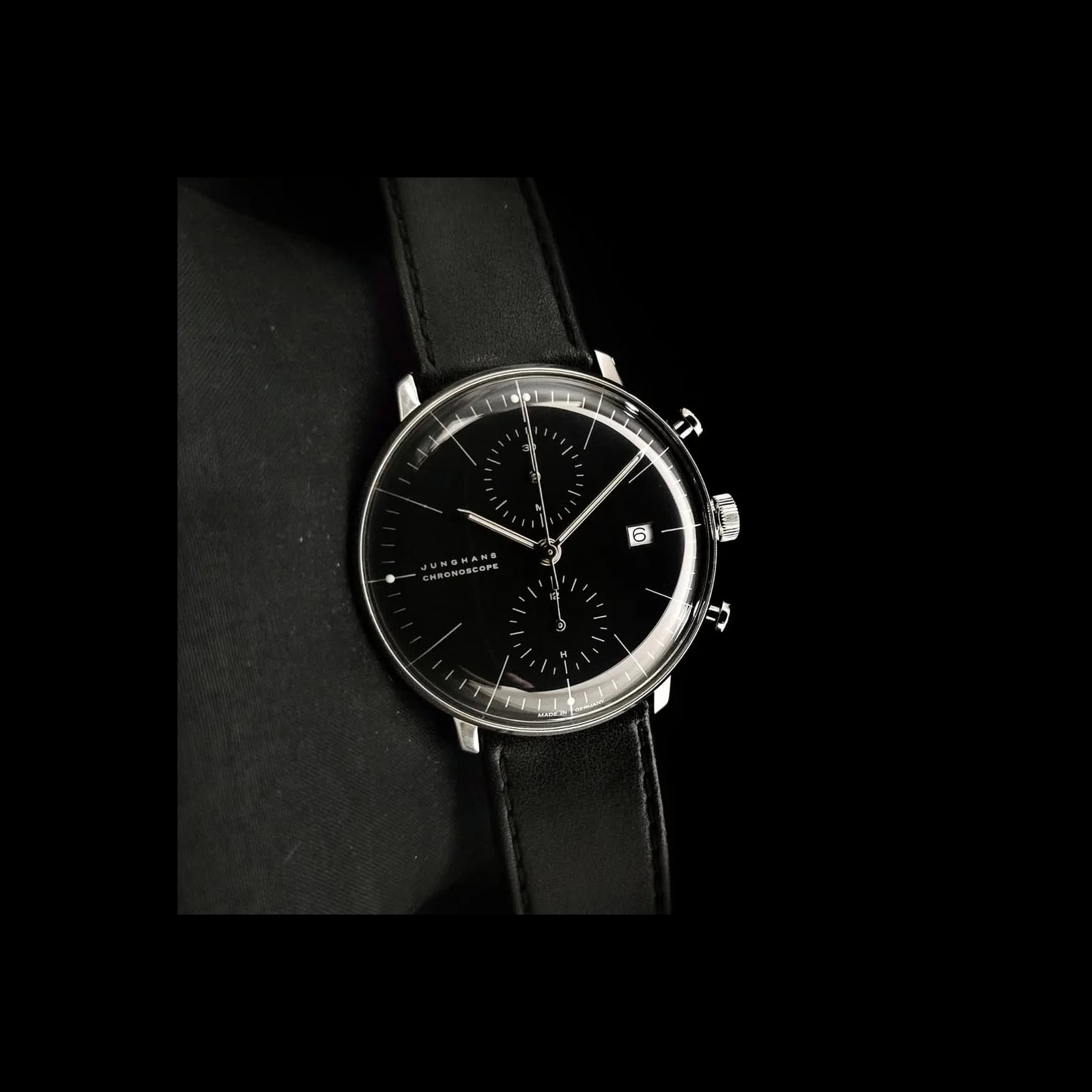 Max Bill Chronoscope Black Stick