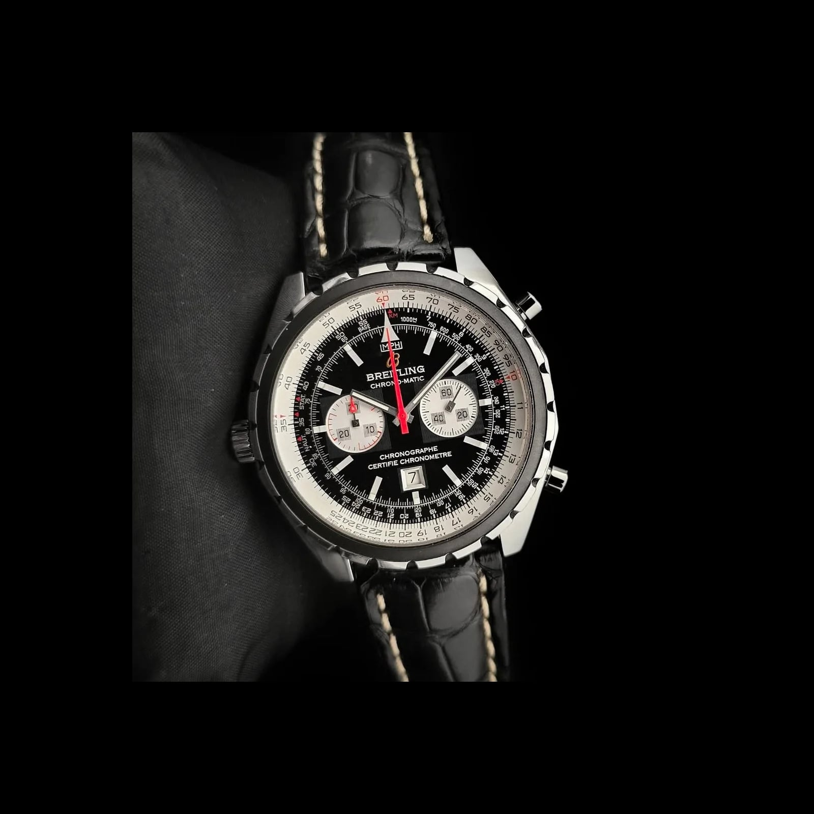 Chrono-matic 44 Chronograph Black