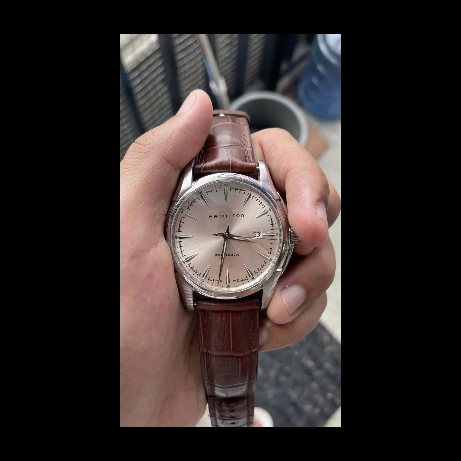 Jazzmaster Viewmatic 44mm Silver Dial