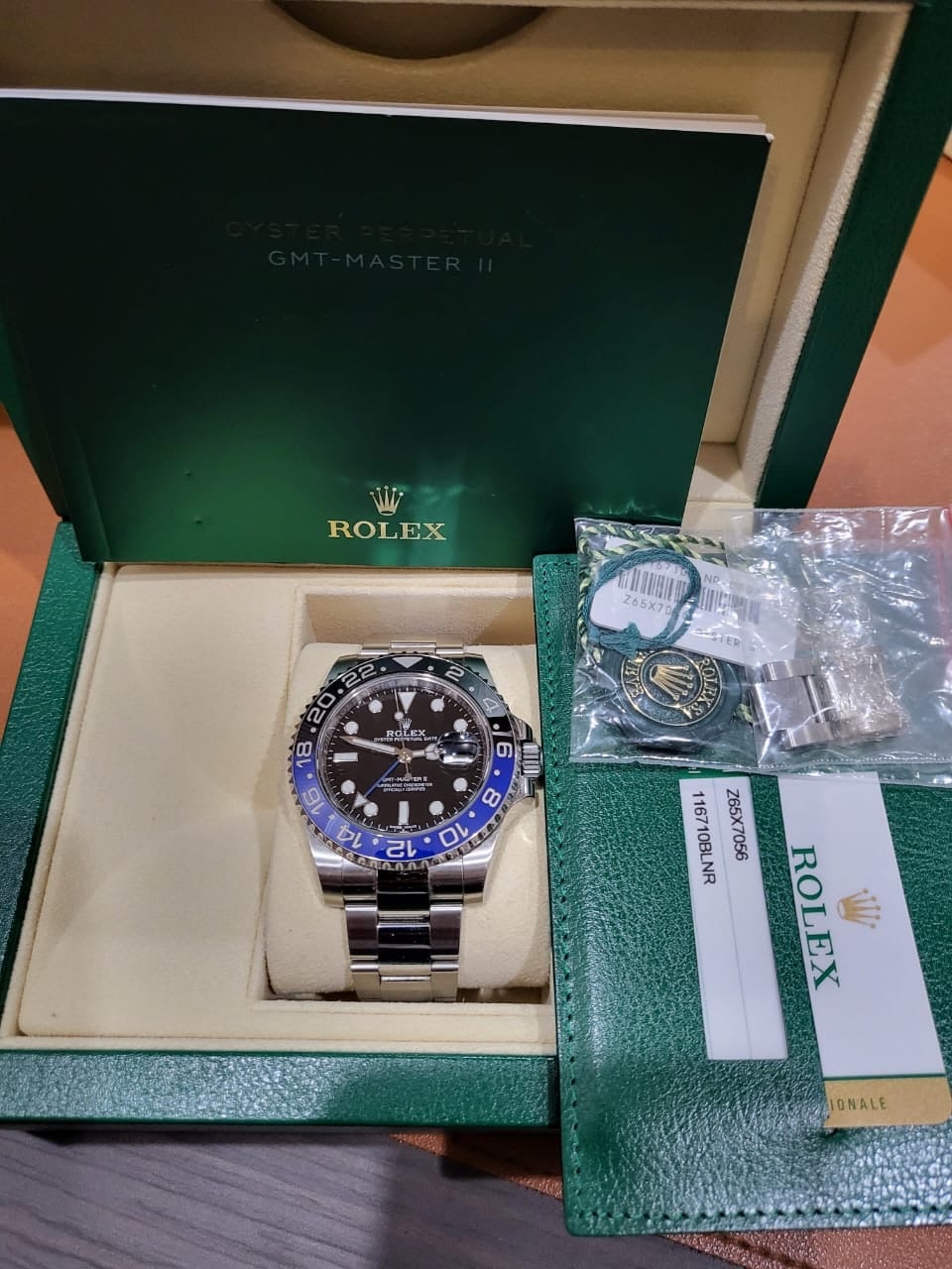 Jual Rolex GMT-Master II Stainless Steel BLNR 116710BLNR-0002 Original