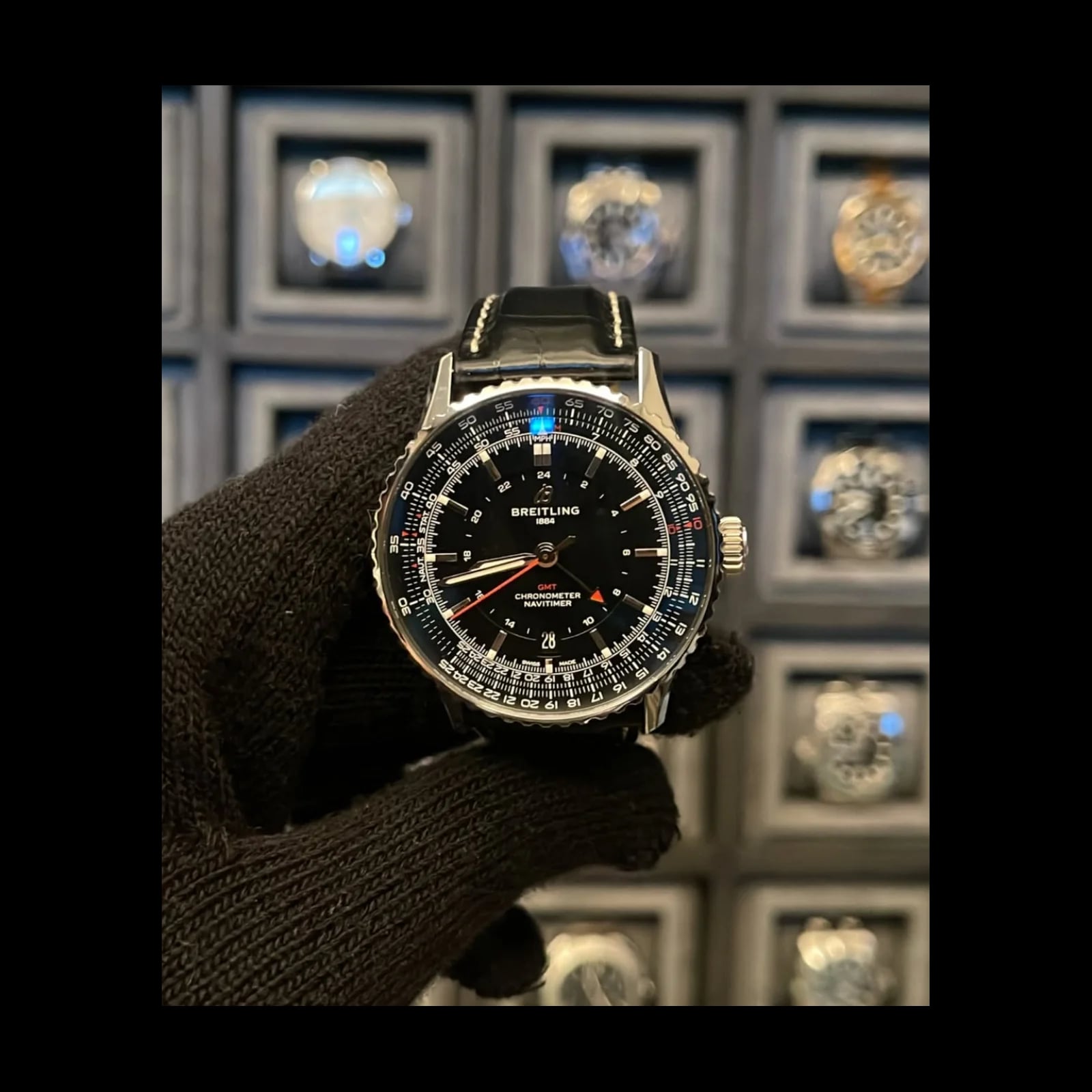 Navitimer Automatic GMT 41 Black 