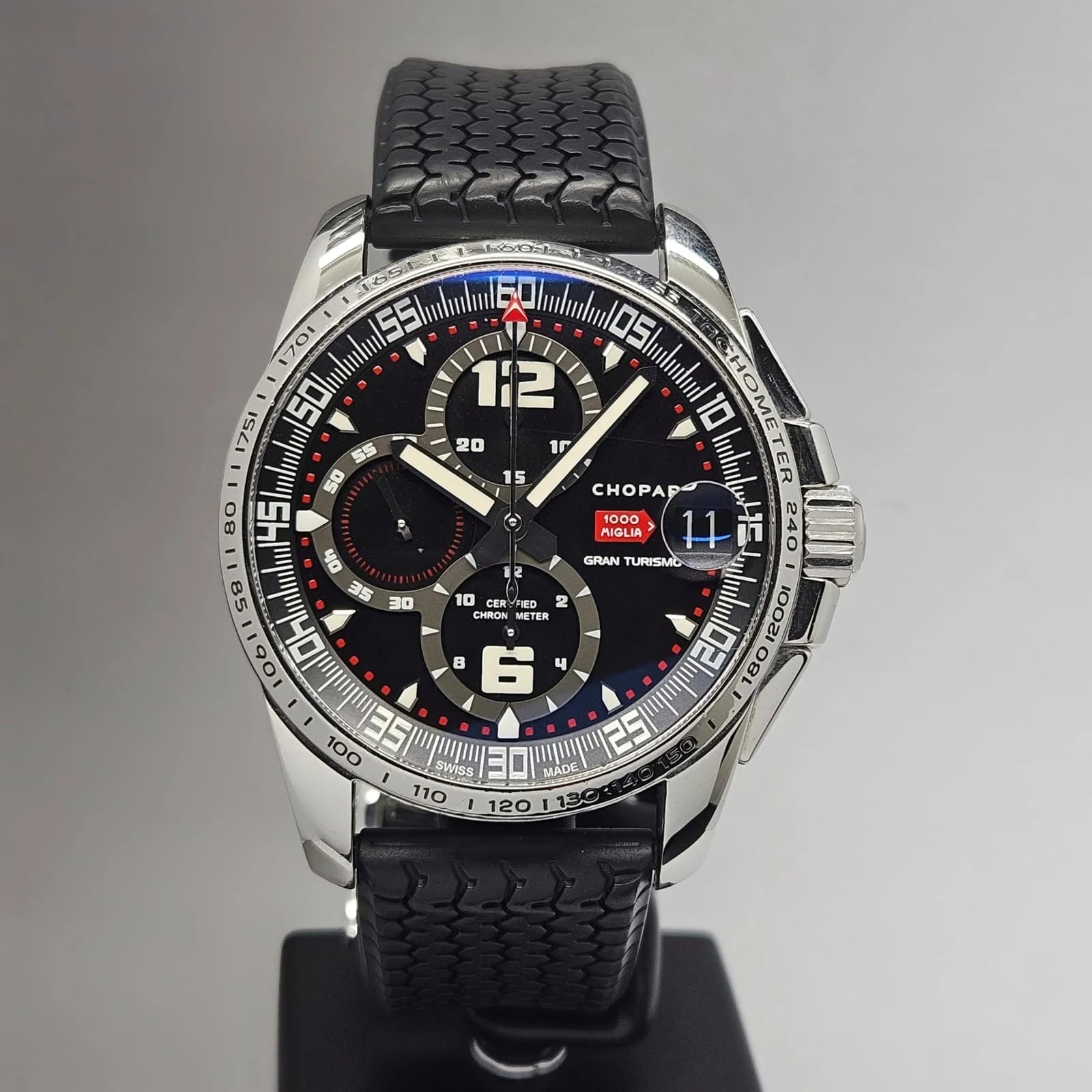 Mille Miglia Gran Turismo XL Chrono Black / Rubber