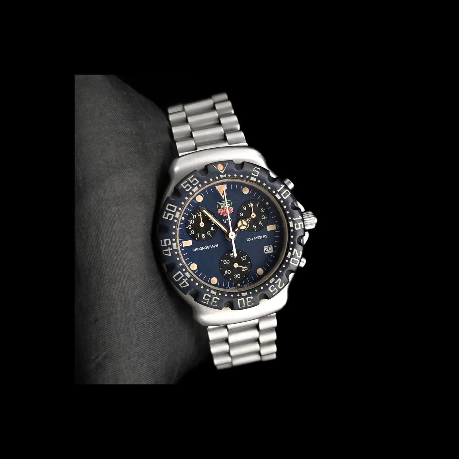 Formula 1 Chronograph Quartz Stainless Steel / Blue / Bracelet