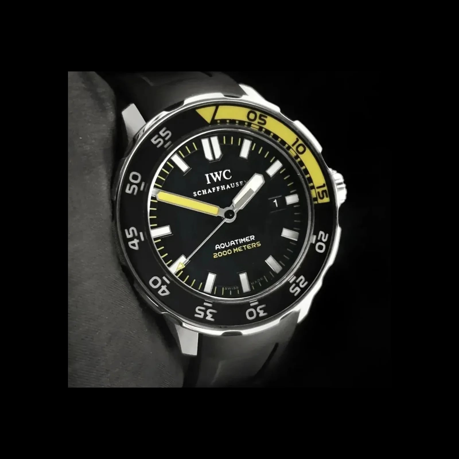 Aquatimer 2000 Stainless Steel / Black / Rubber