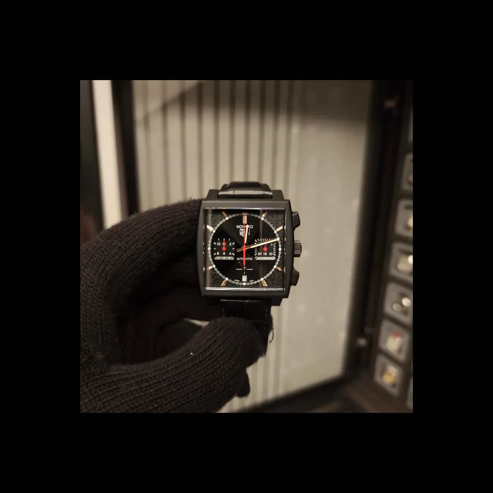 Monaco Calibre Heuer 02 Titanium DLC / Black