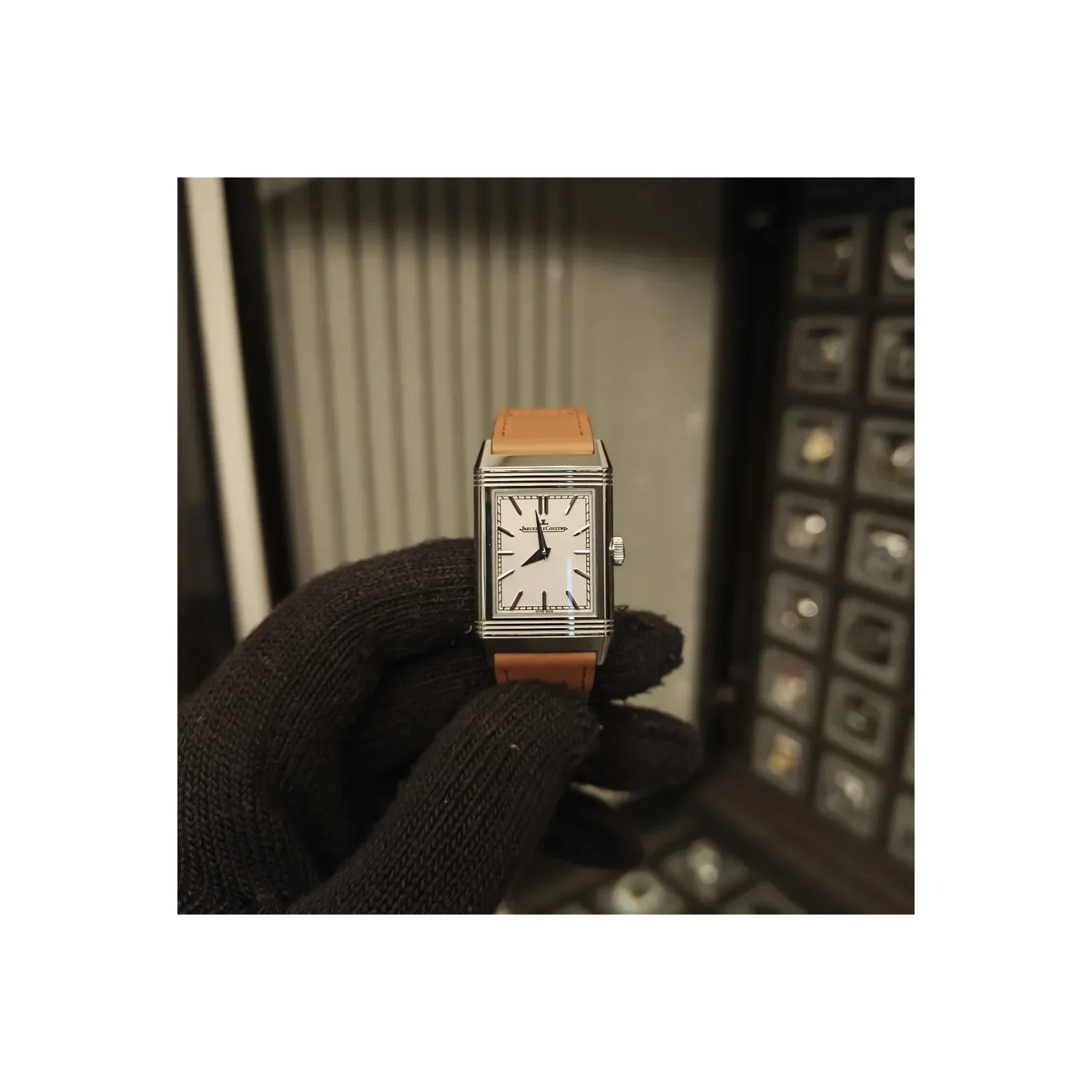 Reverso Tribute Monoface Stainless Steel / White