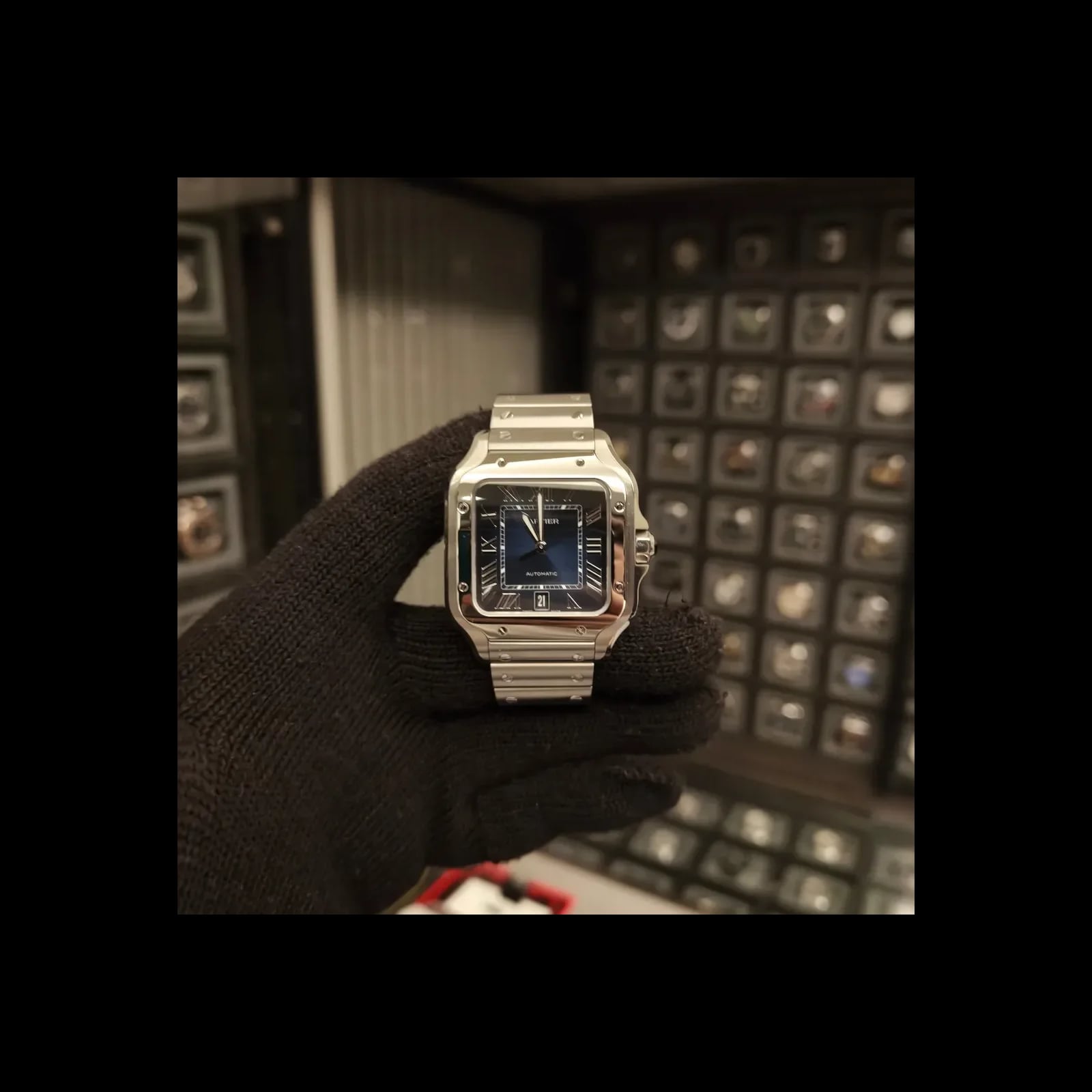 Santos de Cartier Blue Large