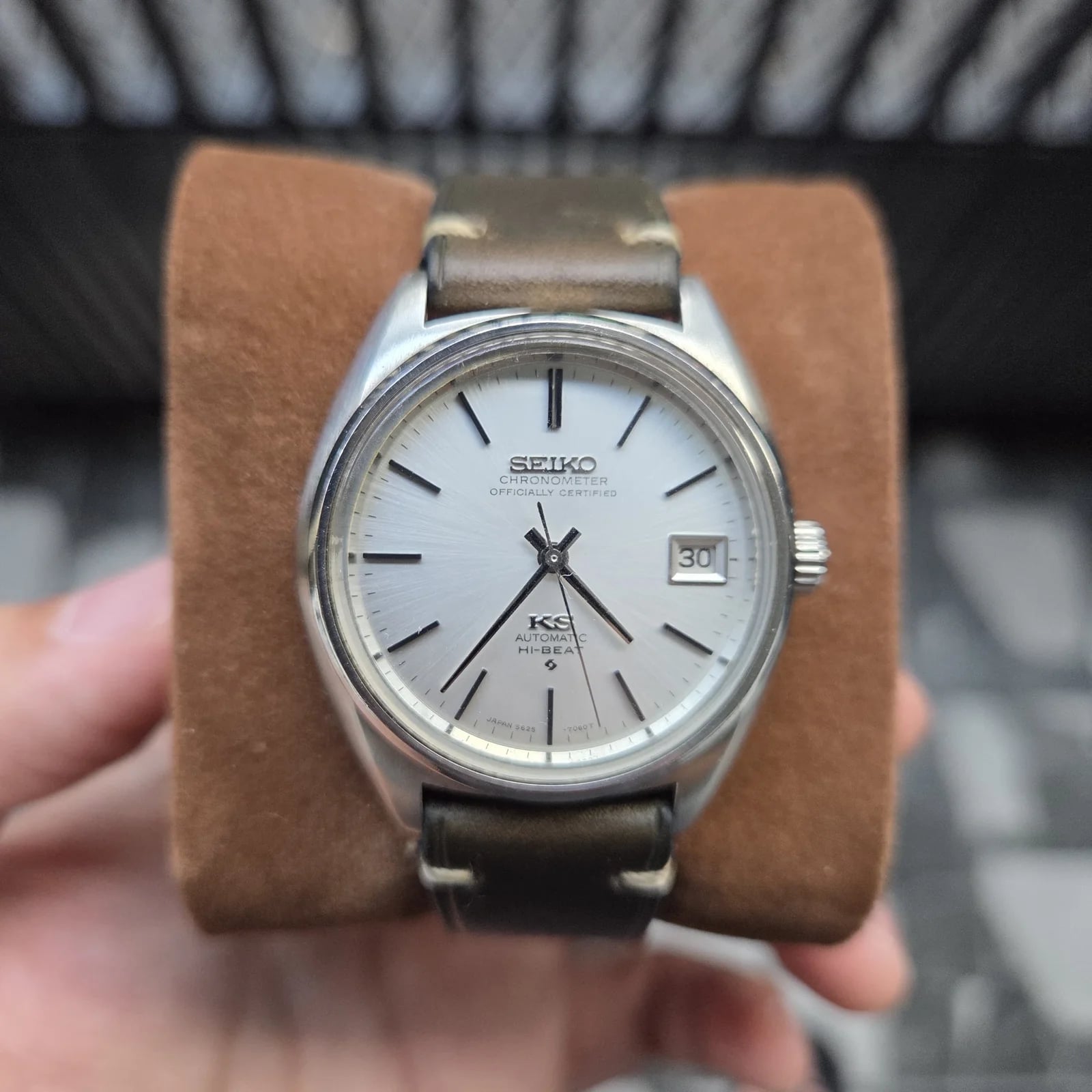 Vintage King Seiko 5625-7060 Silver Automatic