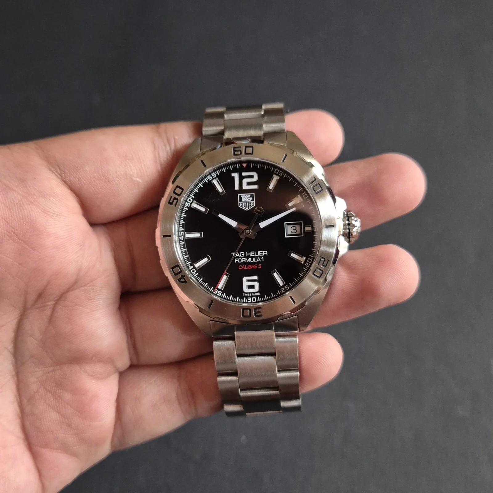 Formula 1 Calibre 5 41 Stainless Steel / Black / Bracelet