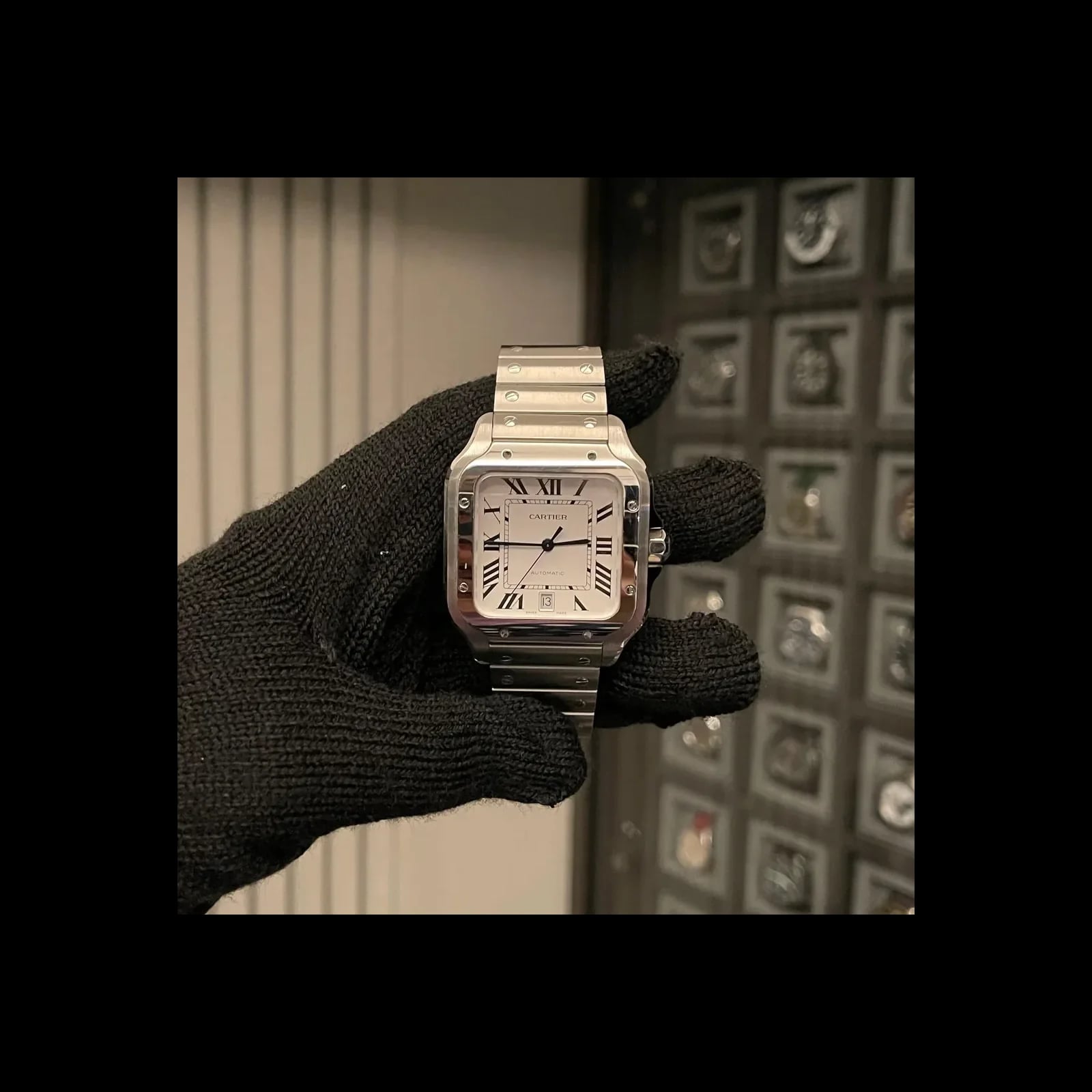 Santos White Dial Large