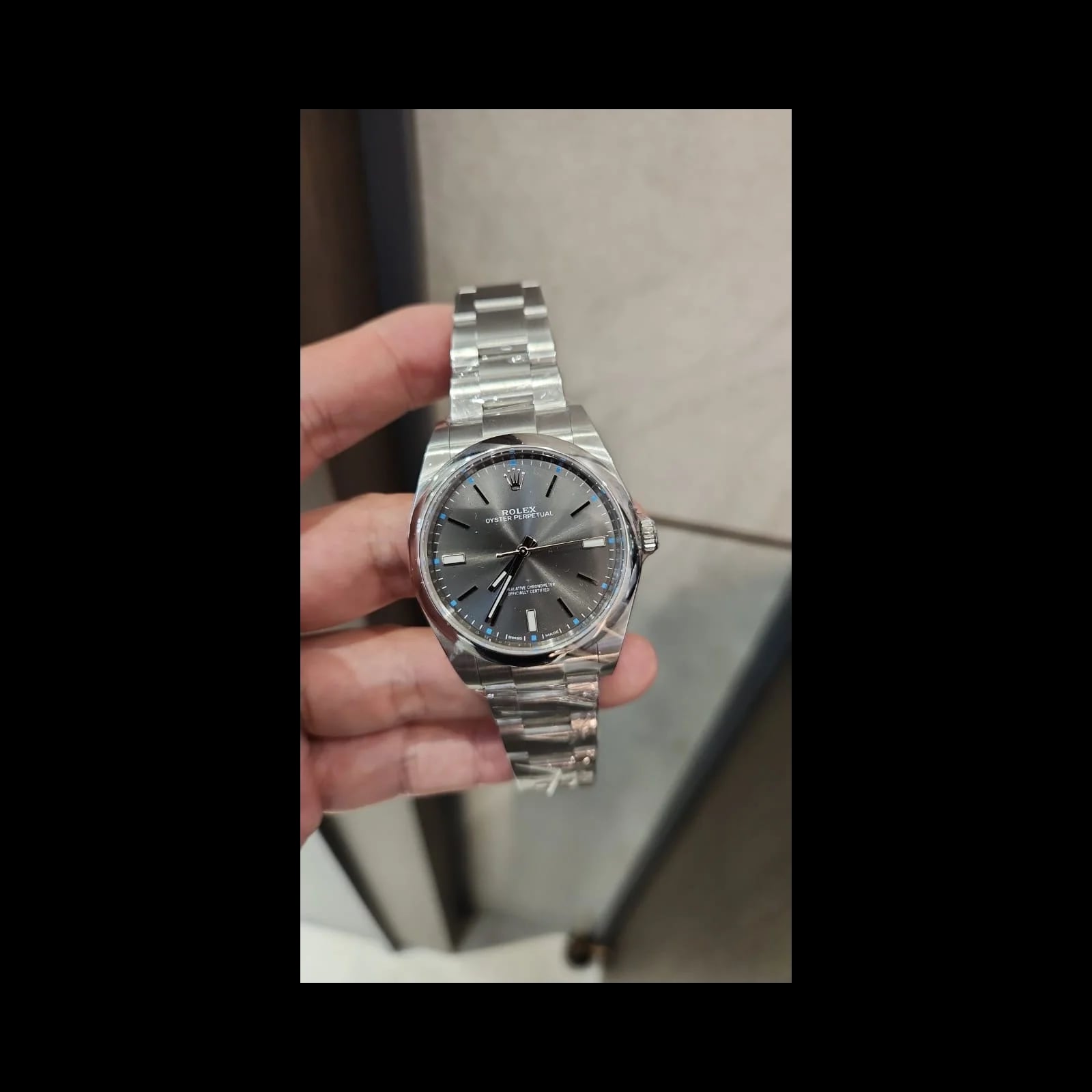 Oyster Perpetual 39 Dark Rhodium