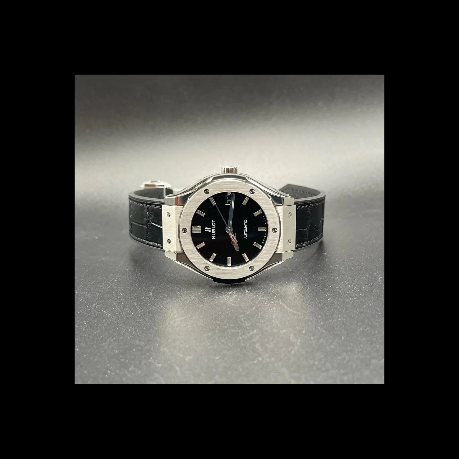 Classic Fusion 38 Titanium / Black / Rubber