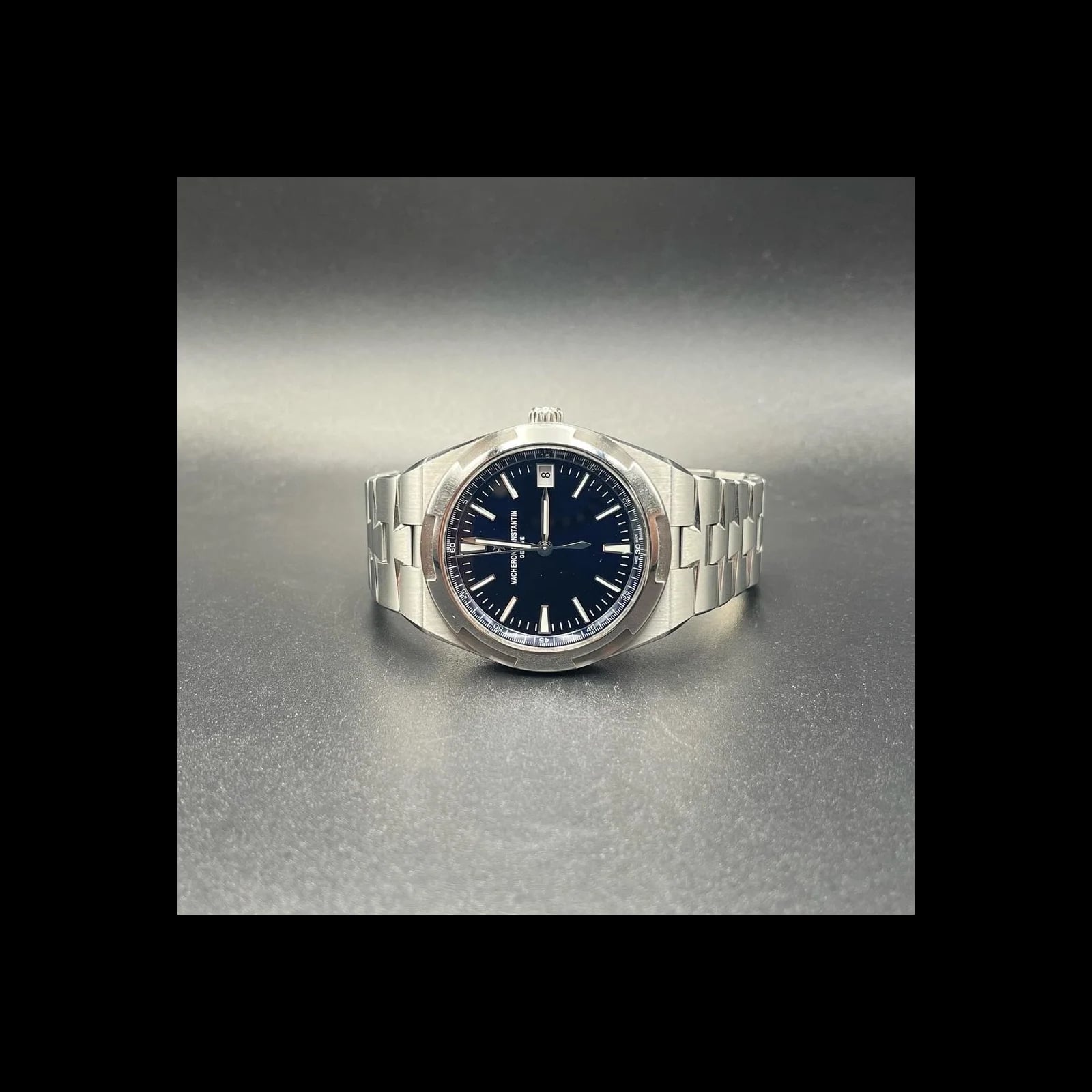 Overseas Date Stainless Steel / Blue