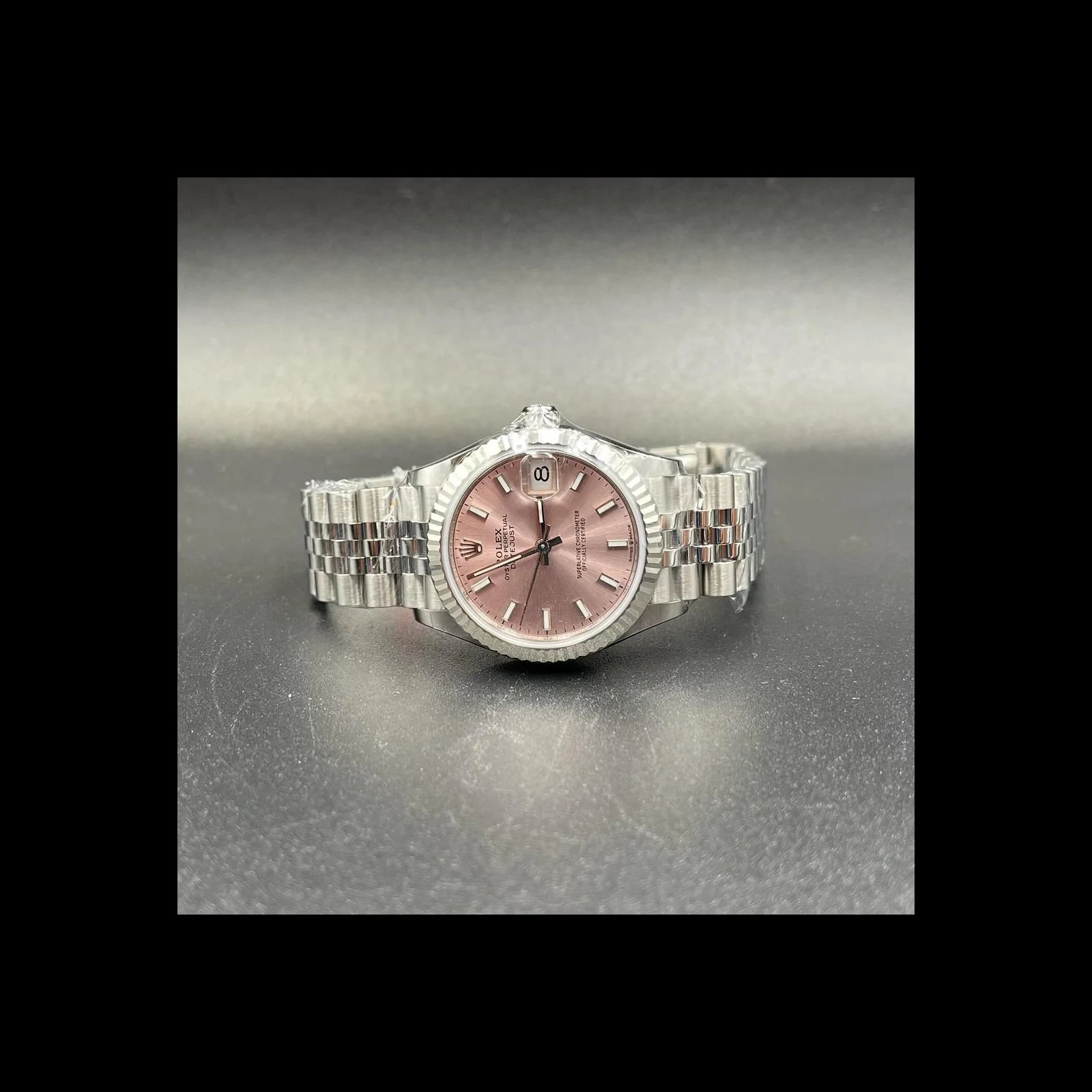 Datejust 31 Stainless Steel Fluted / Jubilee / Pink