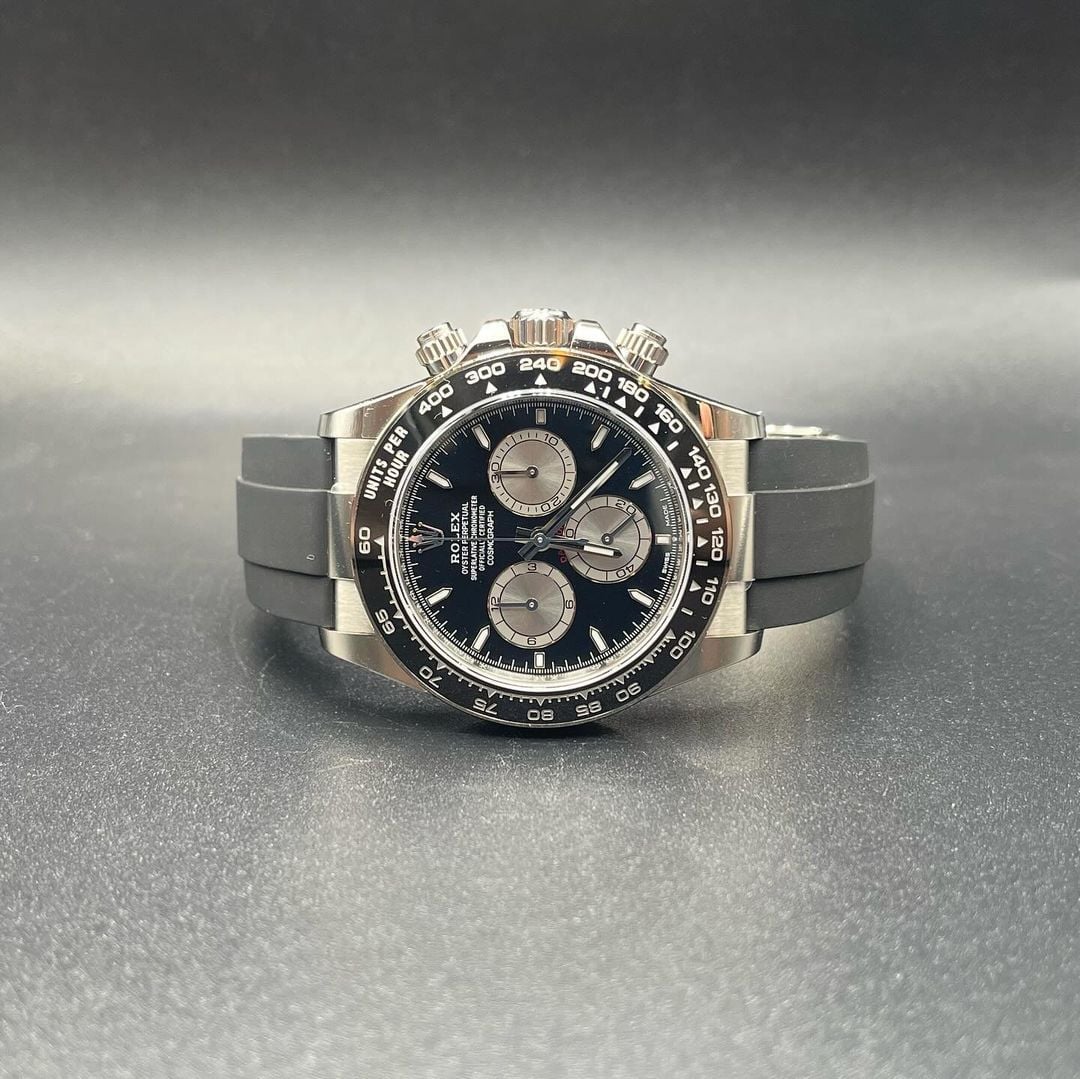 Cosmograph Daytona White Gold - Cerachrom / Black - Steel / Oysterflex