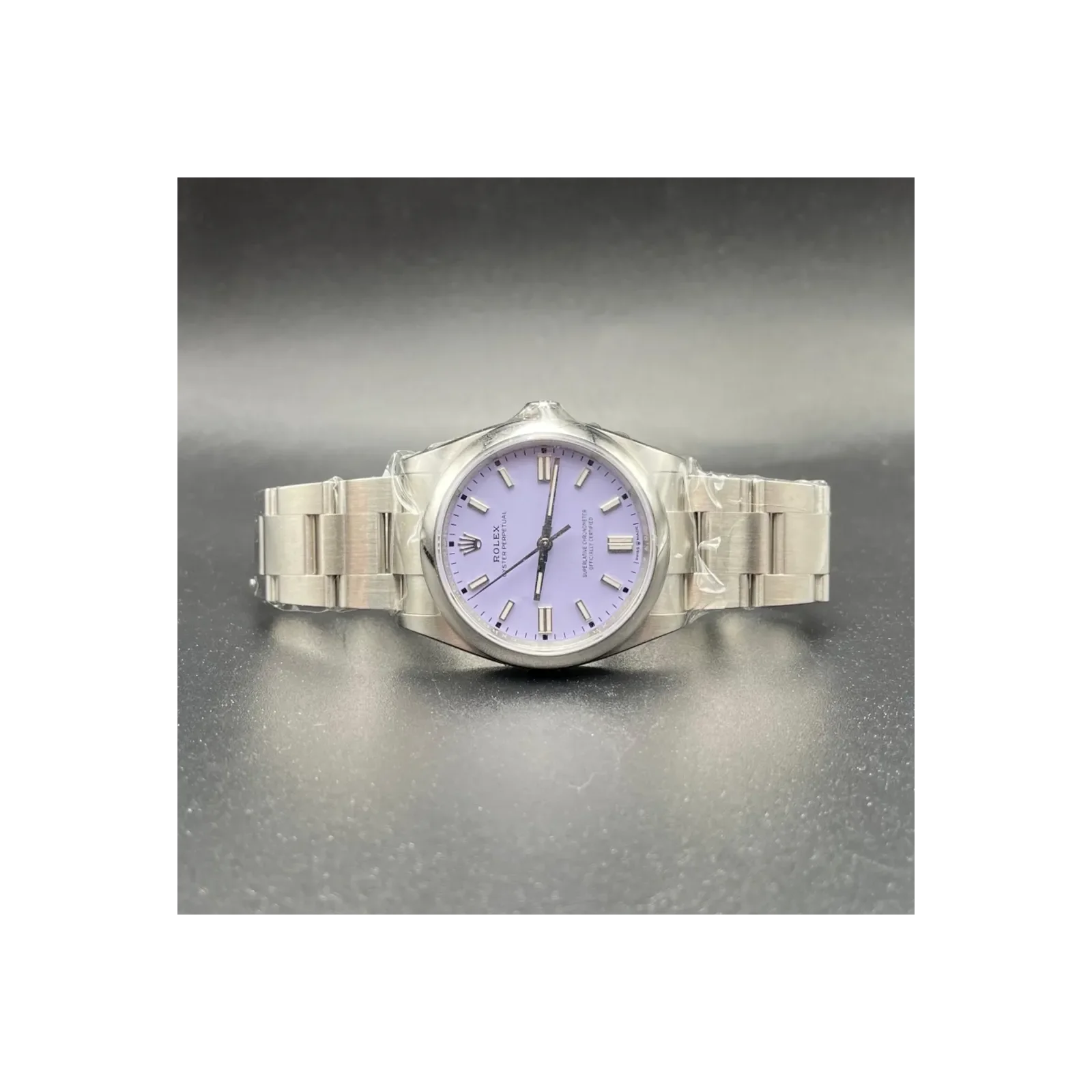 Oyster Perpetual 36 Stainless Steel / Lavender