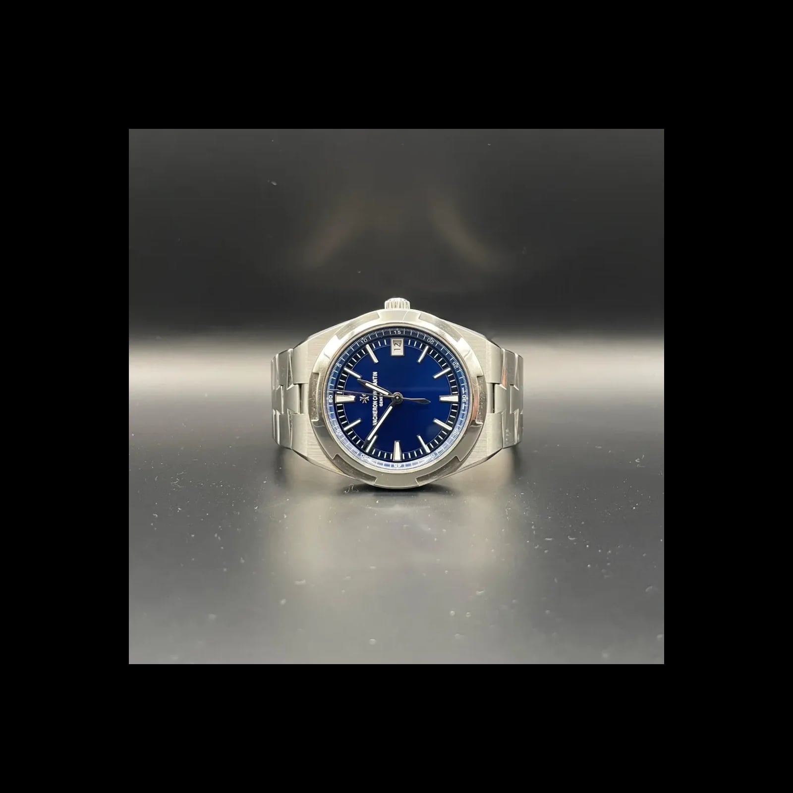Overseas Date Stainless Steel / Blue