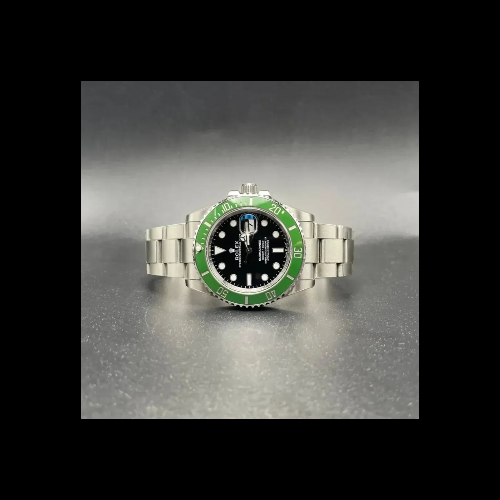 Submariner Date 41 Stainless Steel / Black / Green Cerachrom