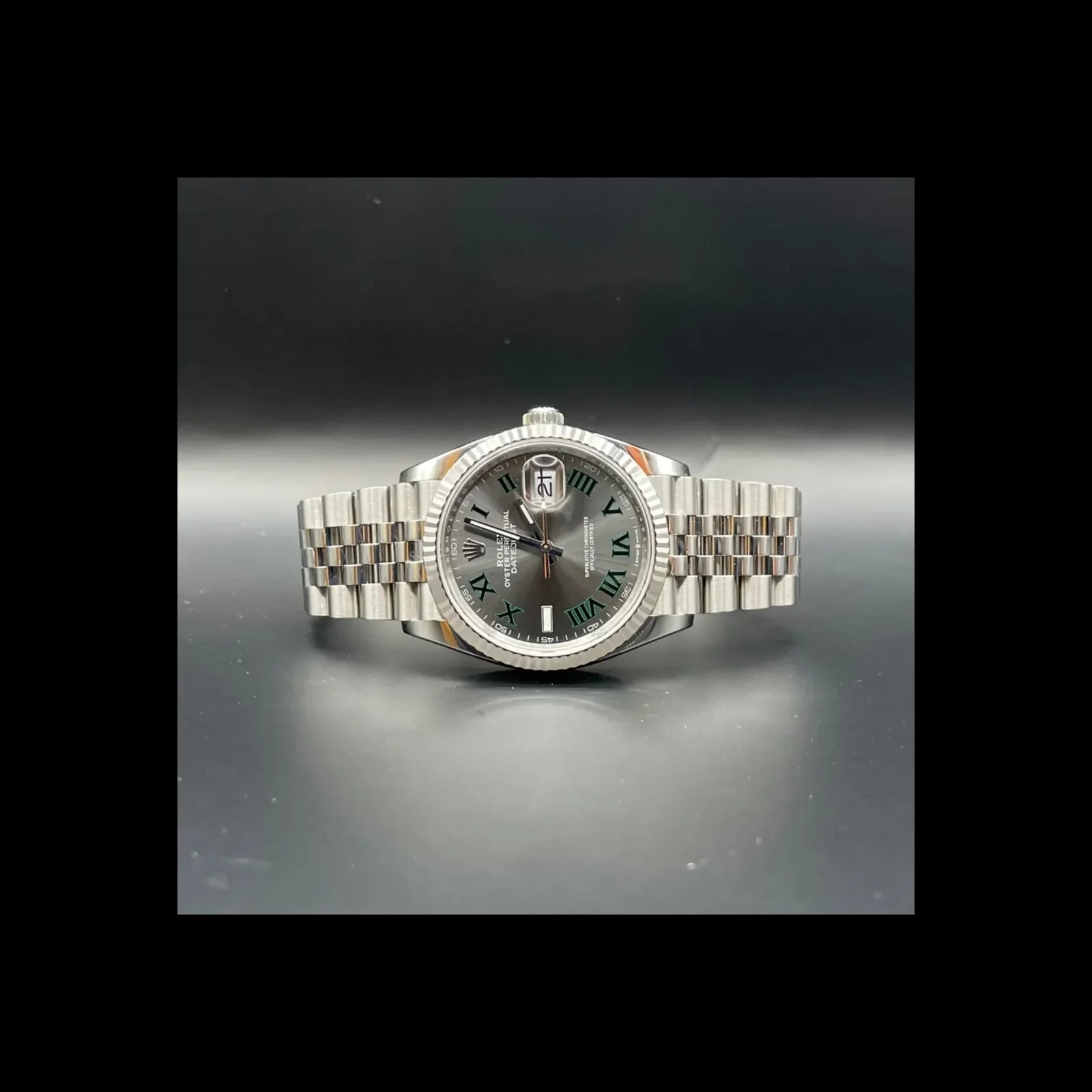 Datejust 36 Stainless Steel / Fluted / Slate - Roman / Jubilee
