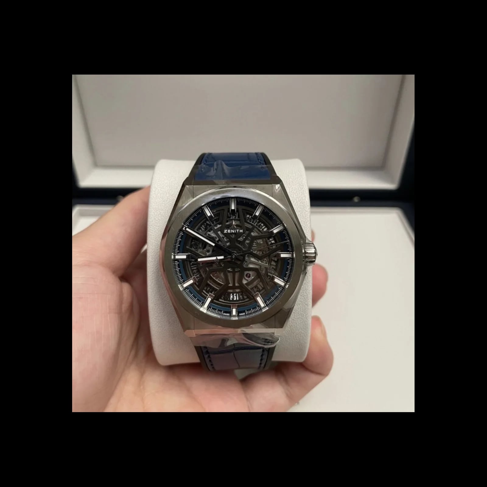 Defy Classic Titanium / Skeleton / Alligator