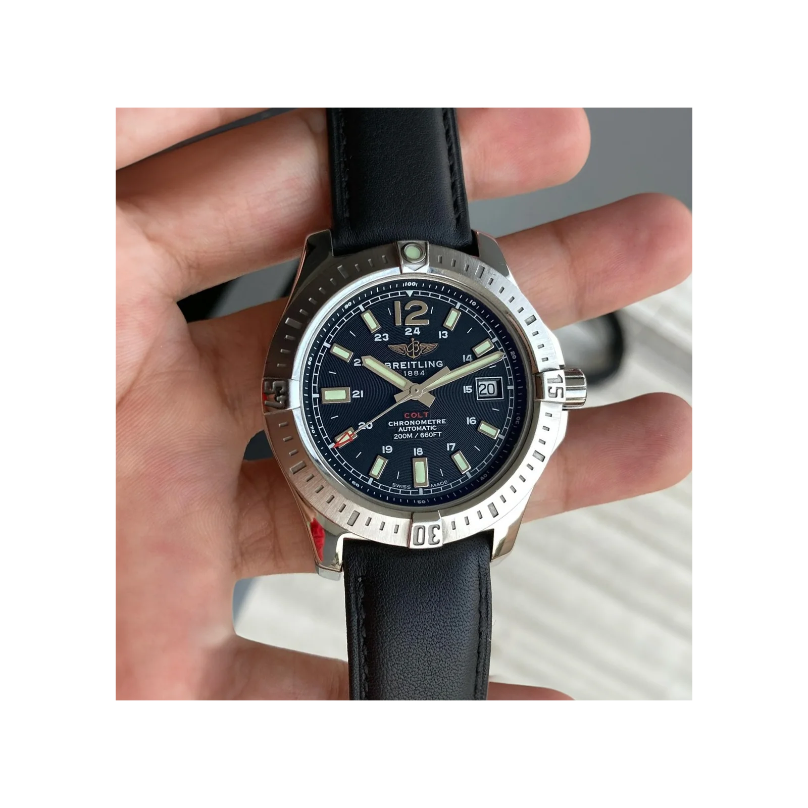 Colt 41 Automatic Black / Leather