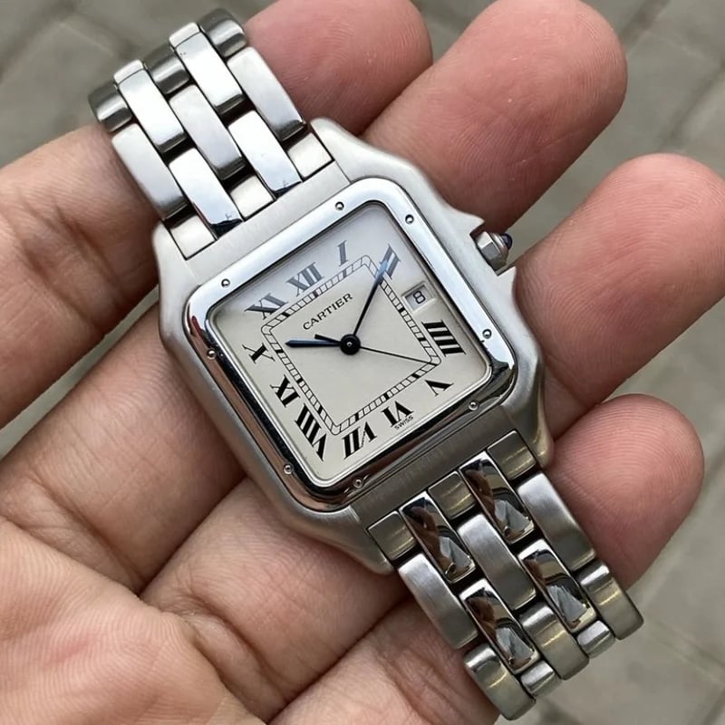 Panthere Stainless Steel Quartz Large