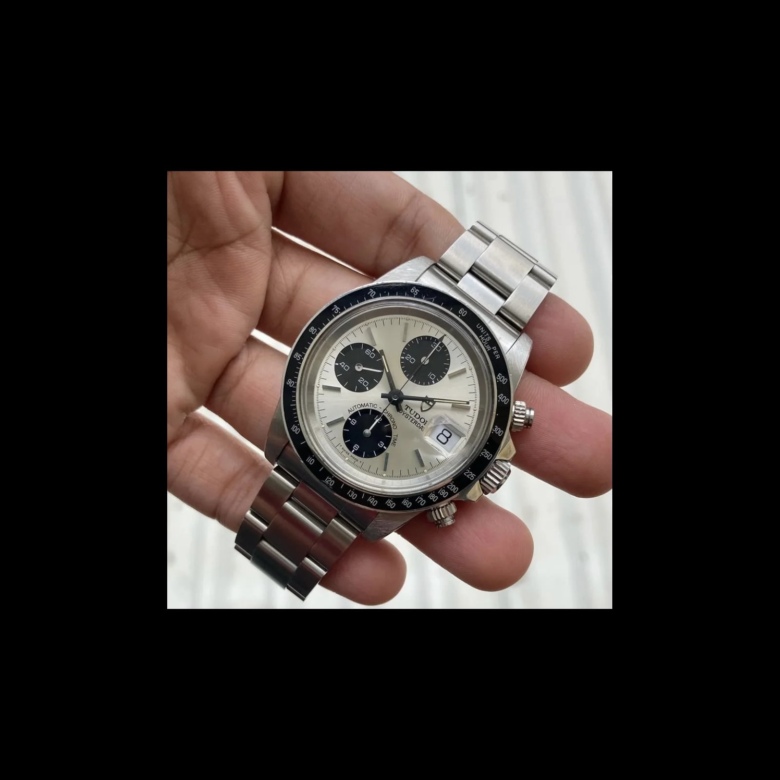 Big Block Oysterdate Early Dial Chronotime Chronograph Panda Dial