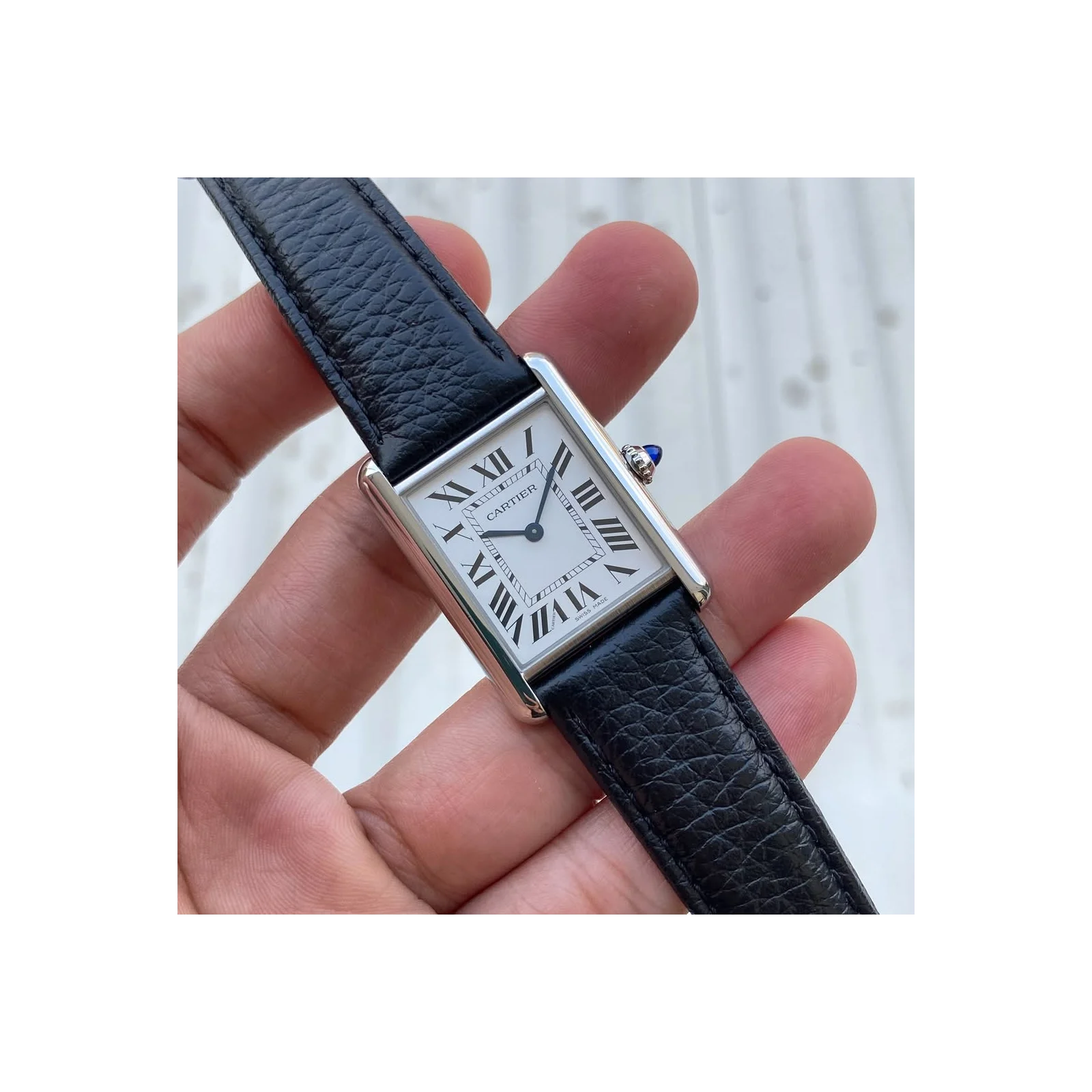 Tank Must Large Quartz Stainless Steel / Silver