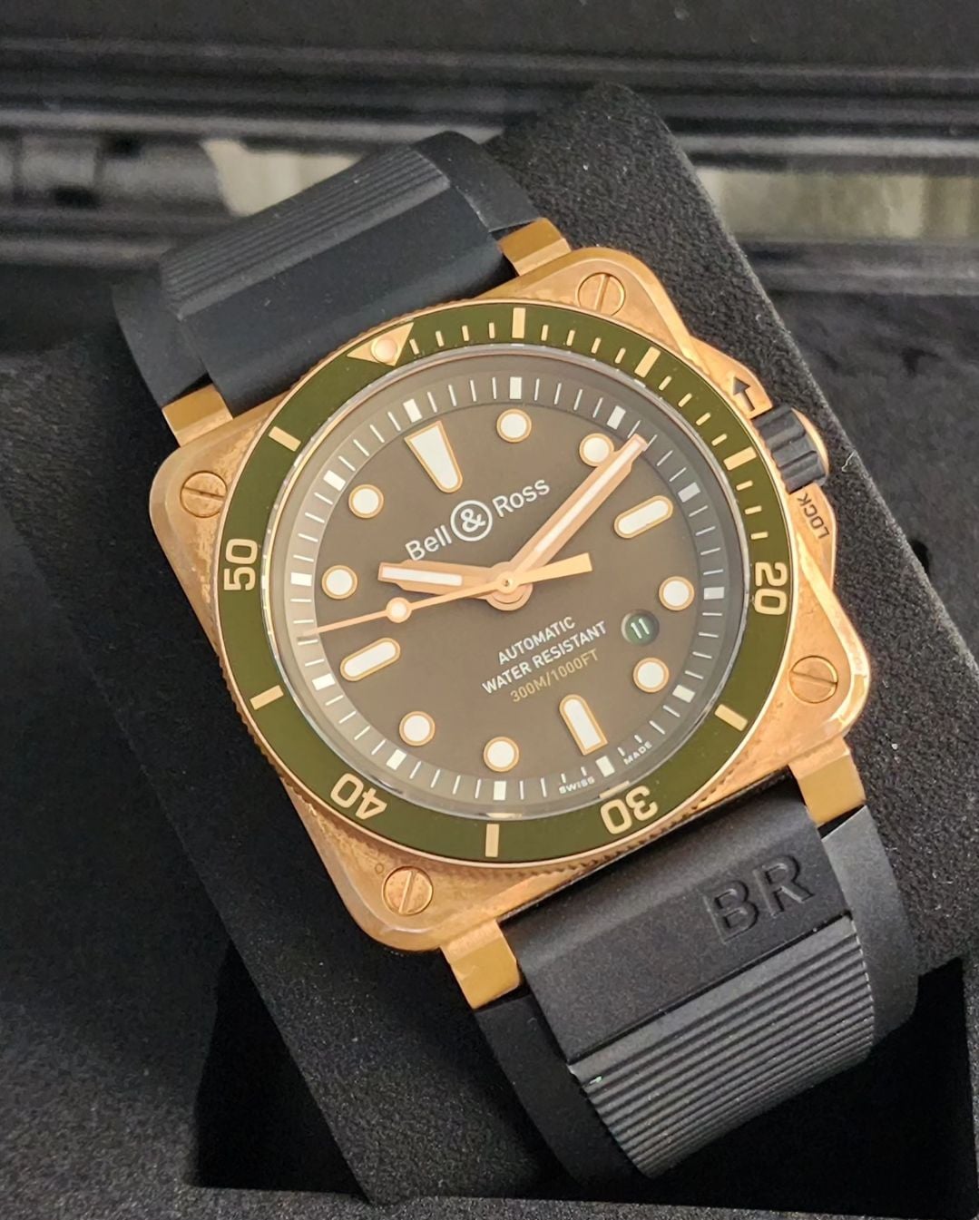 BR 03-92 Diver Green Bronze