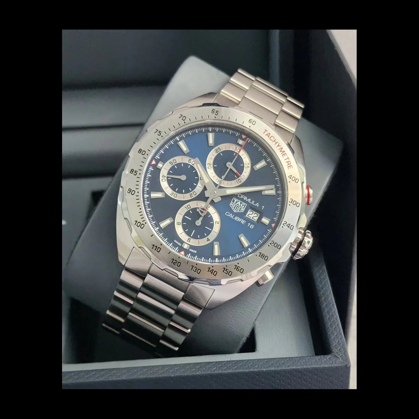 Formula 1 Automatic Chronograph 44 / Blue / Stainless Steel